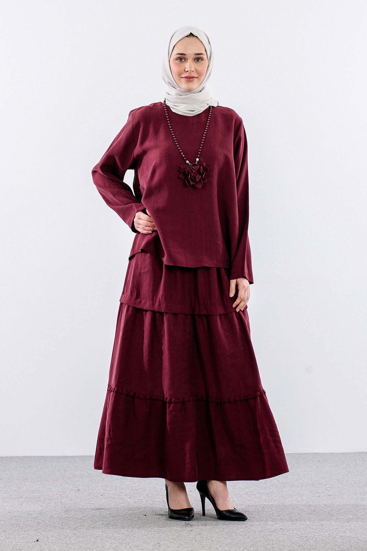 26118 E.takim 44-46 - Bordo - 2