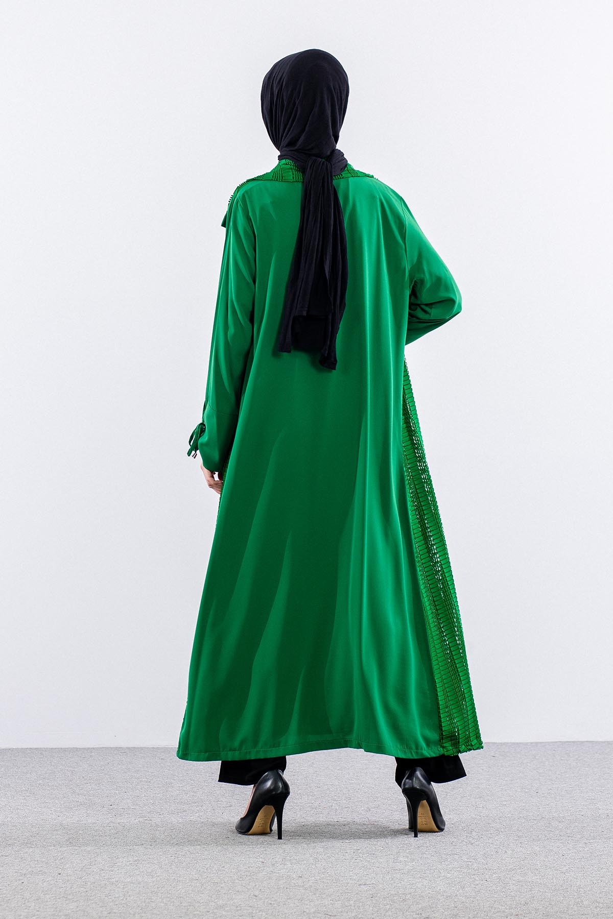2622 2li̇ Elbi̇se L-3xl File Detay - Yesil - 4