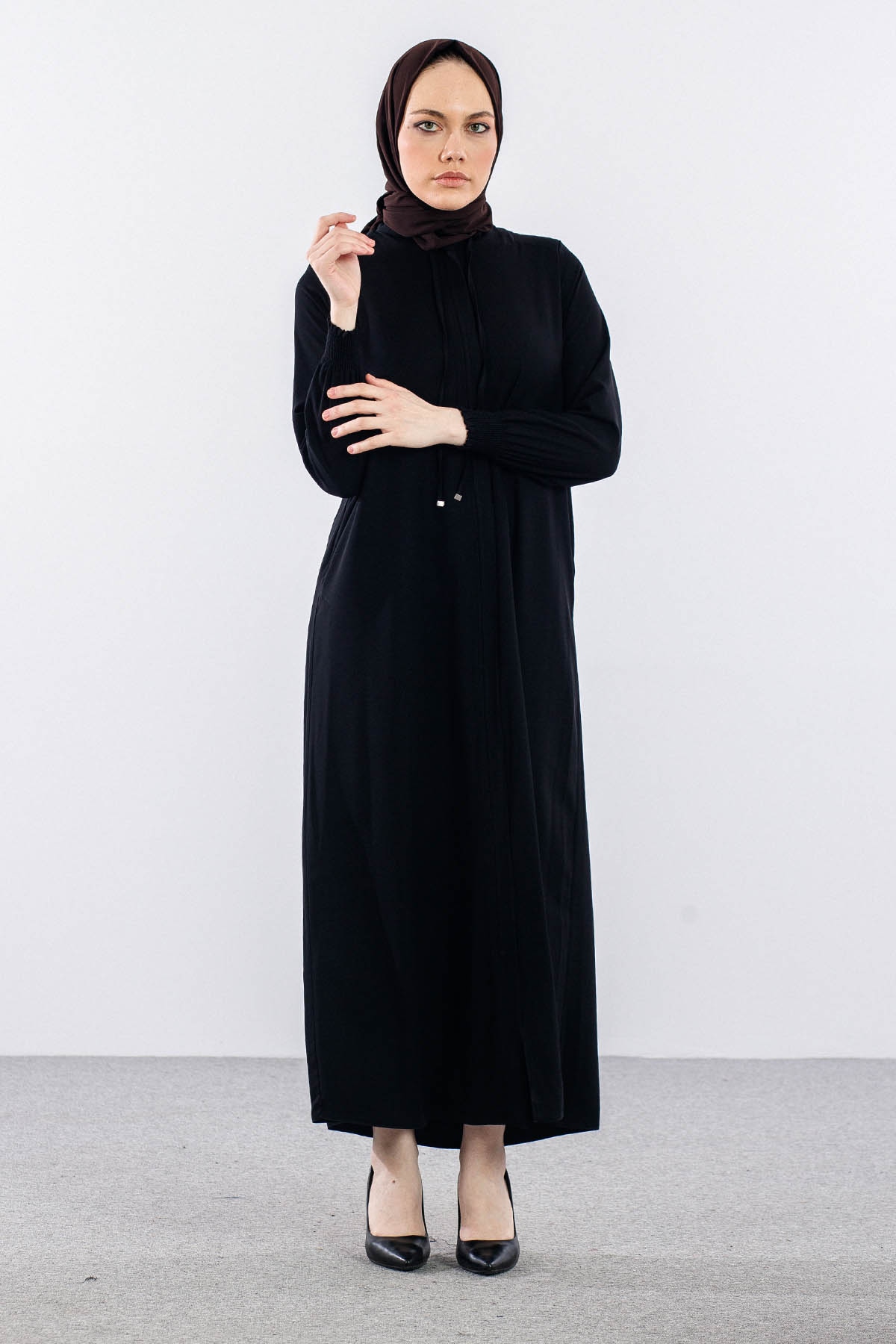 2635 Ferace 38-50 - Siyah - 1