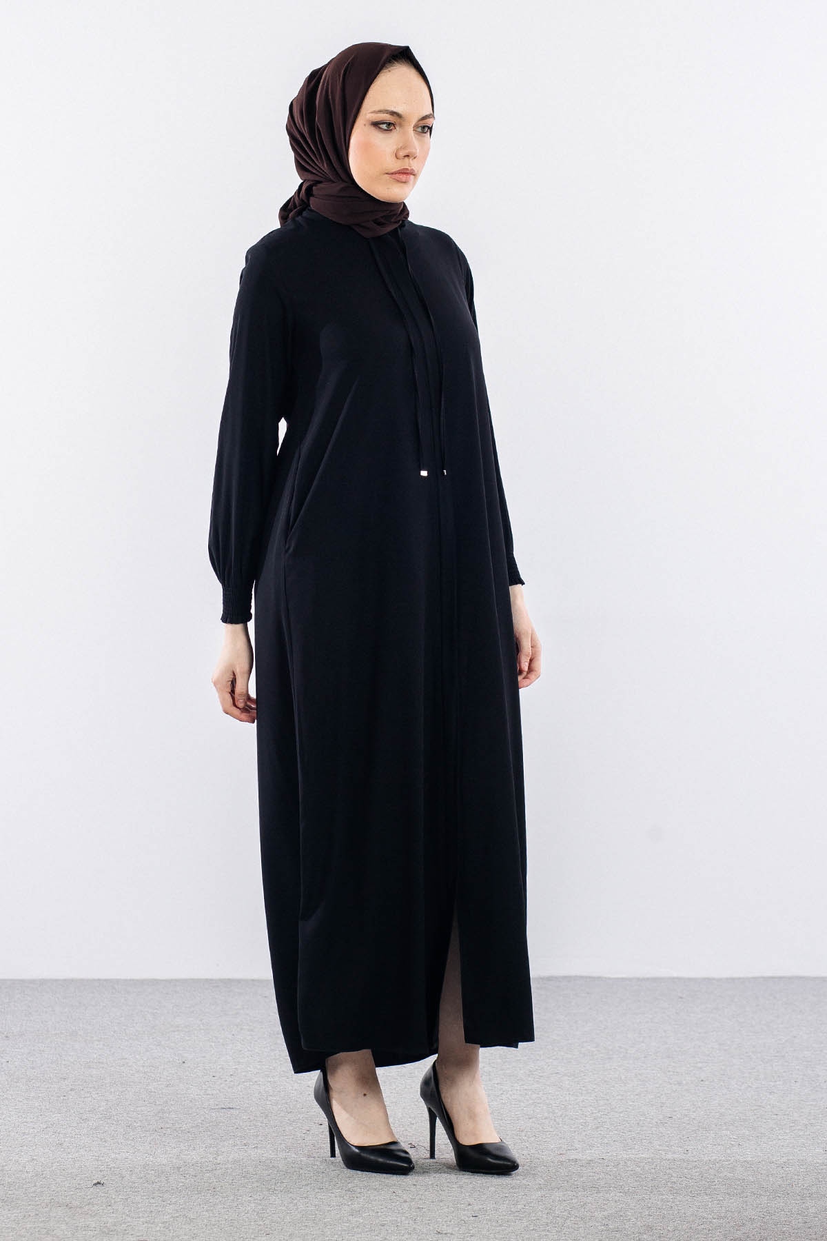 2635 Ferace 38-50 - Siyah - 2