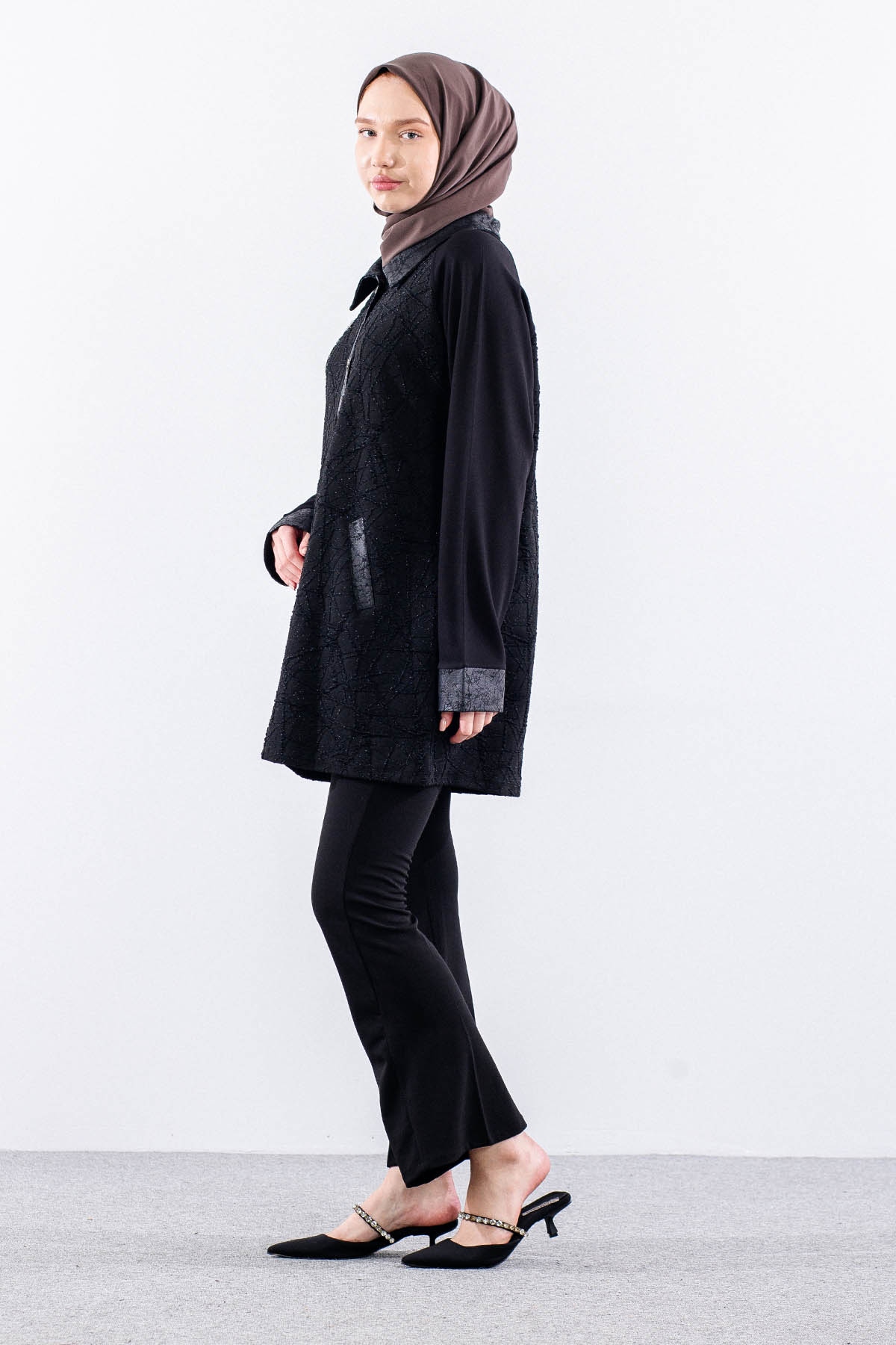 2692 Ceket 1-4 - Siyah - 4