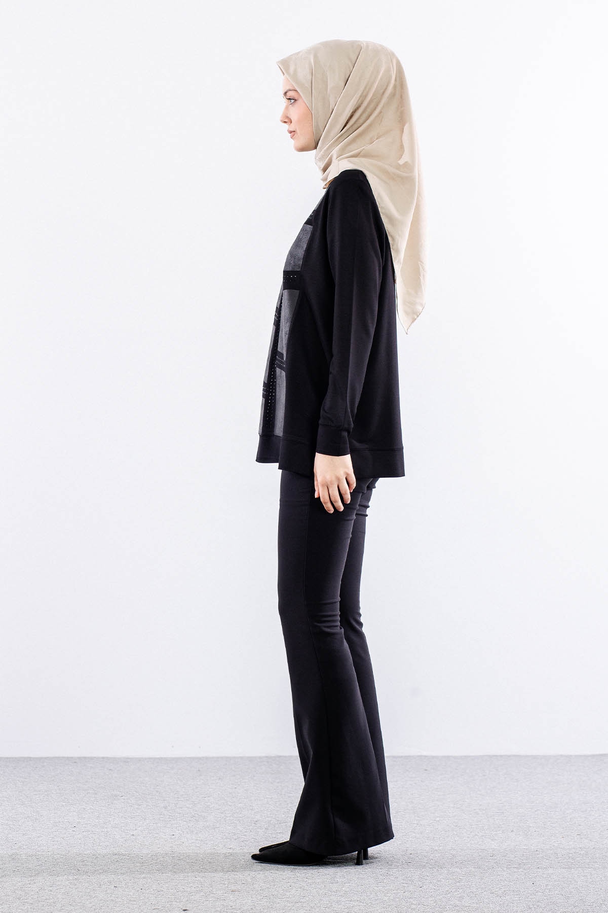 2740 Bluz 42-48 - Siyah - 4