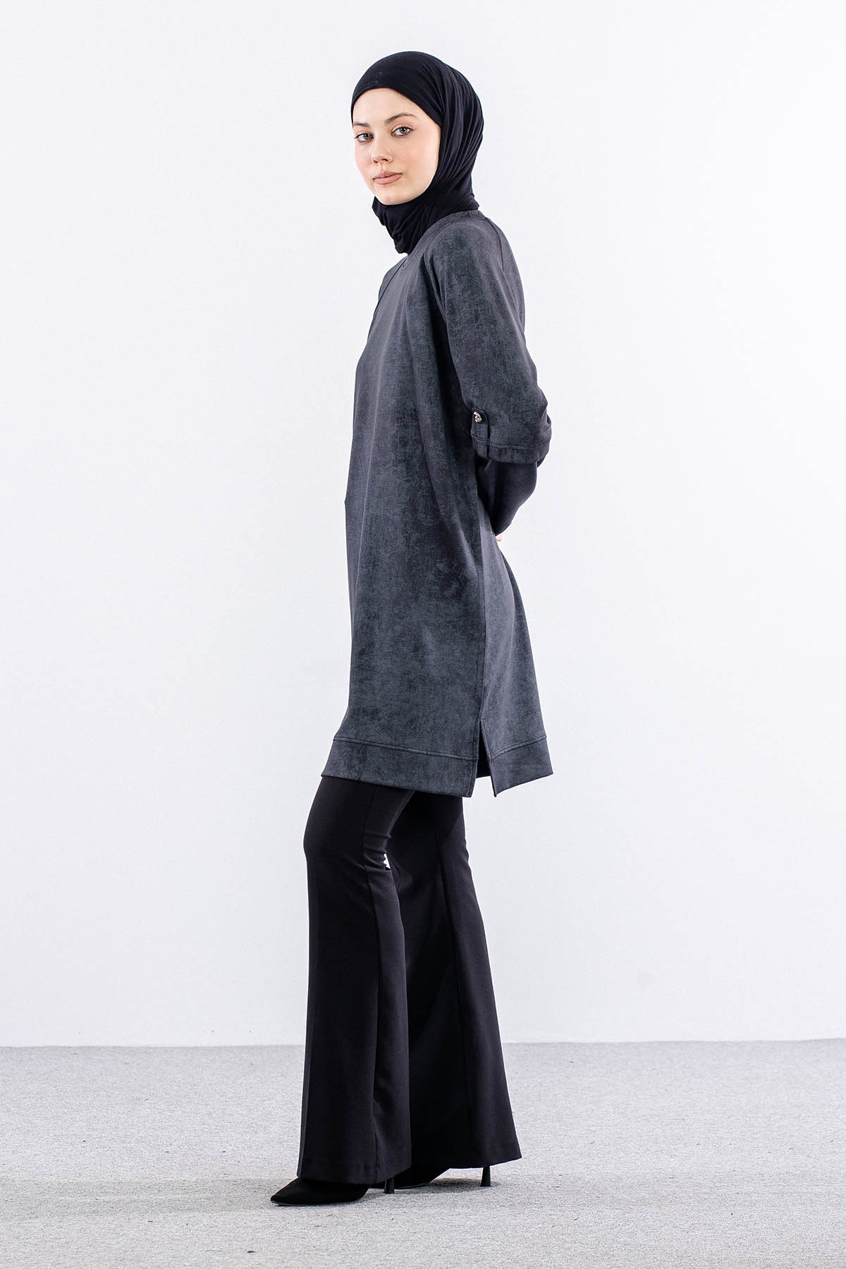 2760 Tuni̇k 44-50 - Siyah - 4