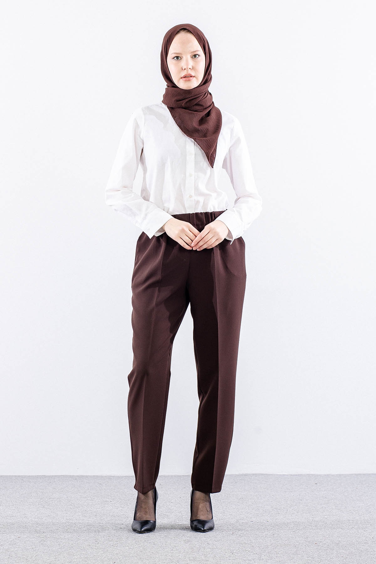 3210 Pantolon 40-50 - Kahve - 2