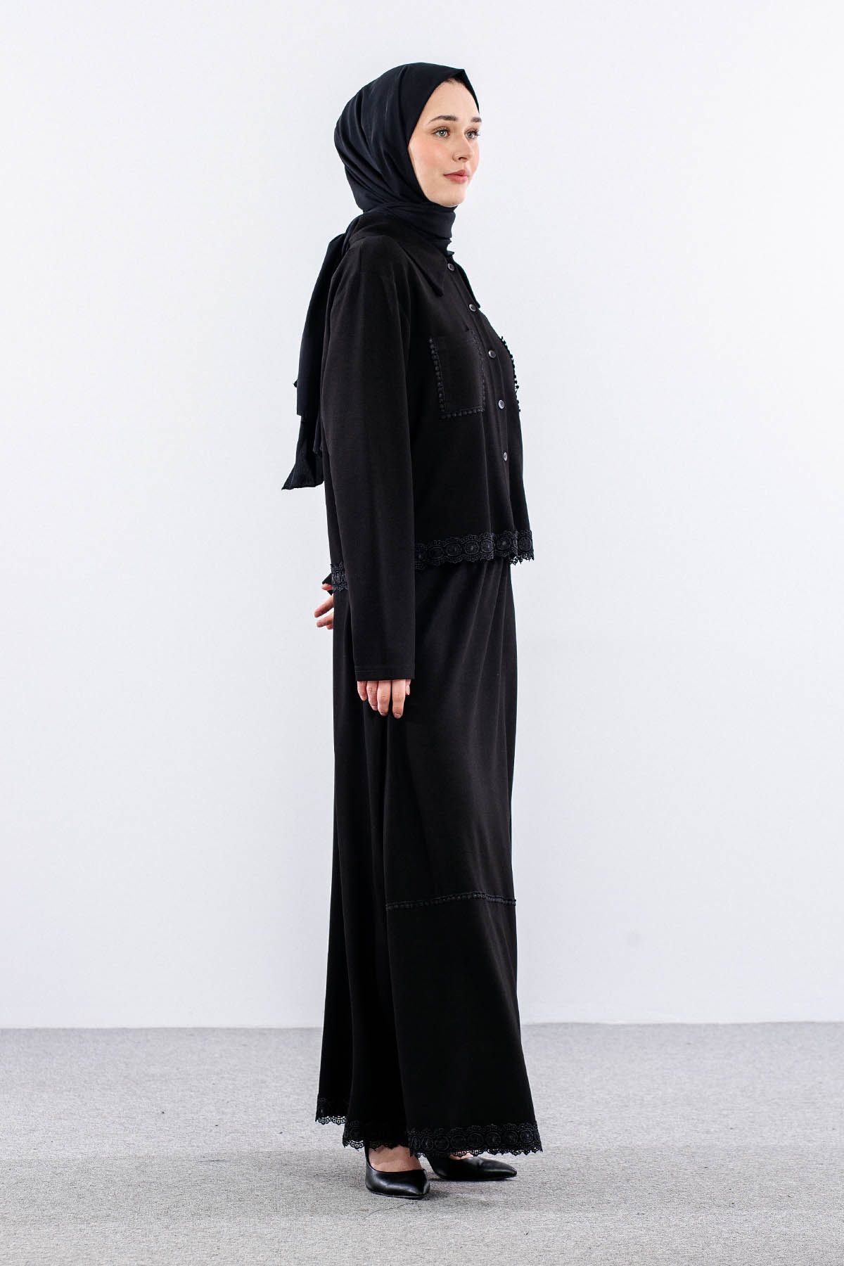 331 E.takim 38-44 Cebi̇ Güpür - Siyah - 3