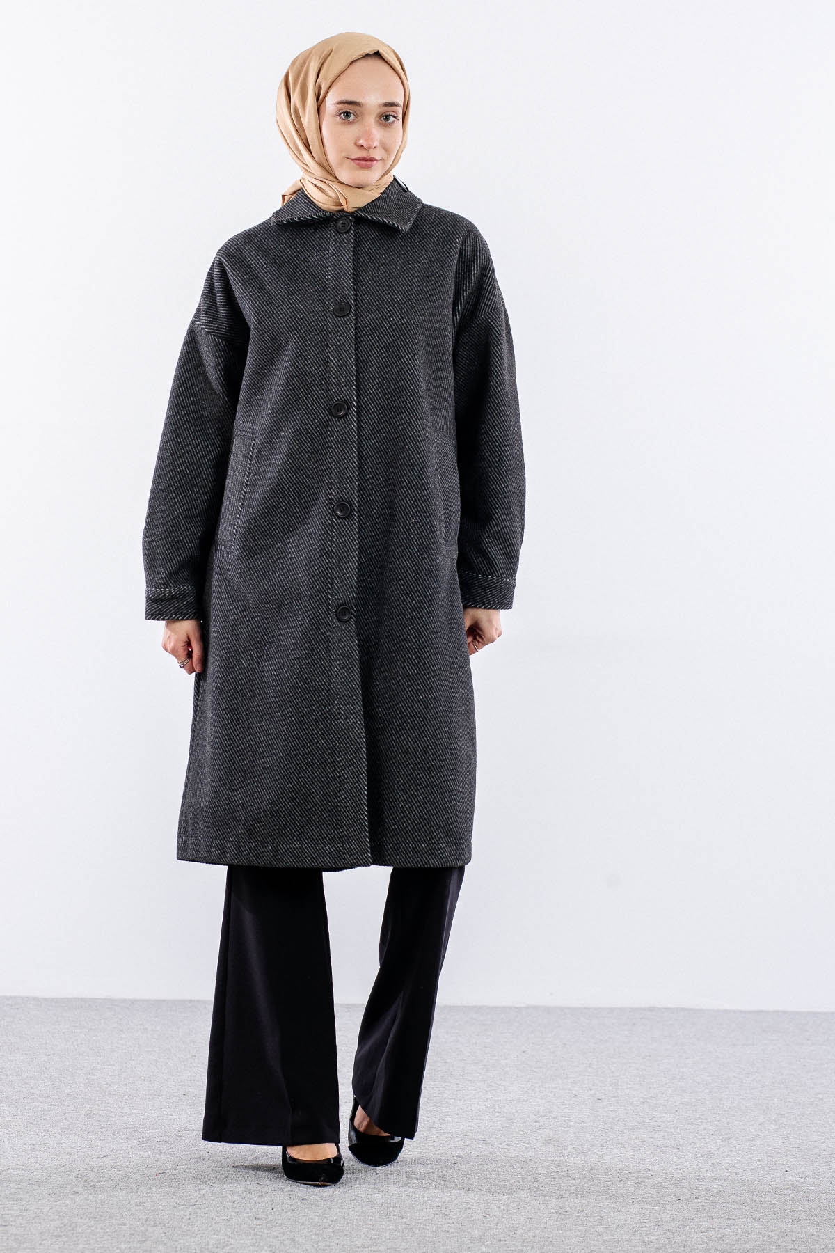 33380 Ince Kase Kap Tek - Siyah - 1