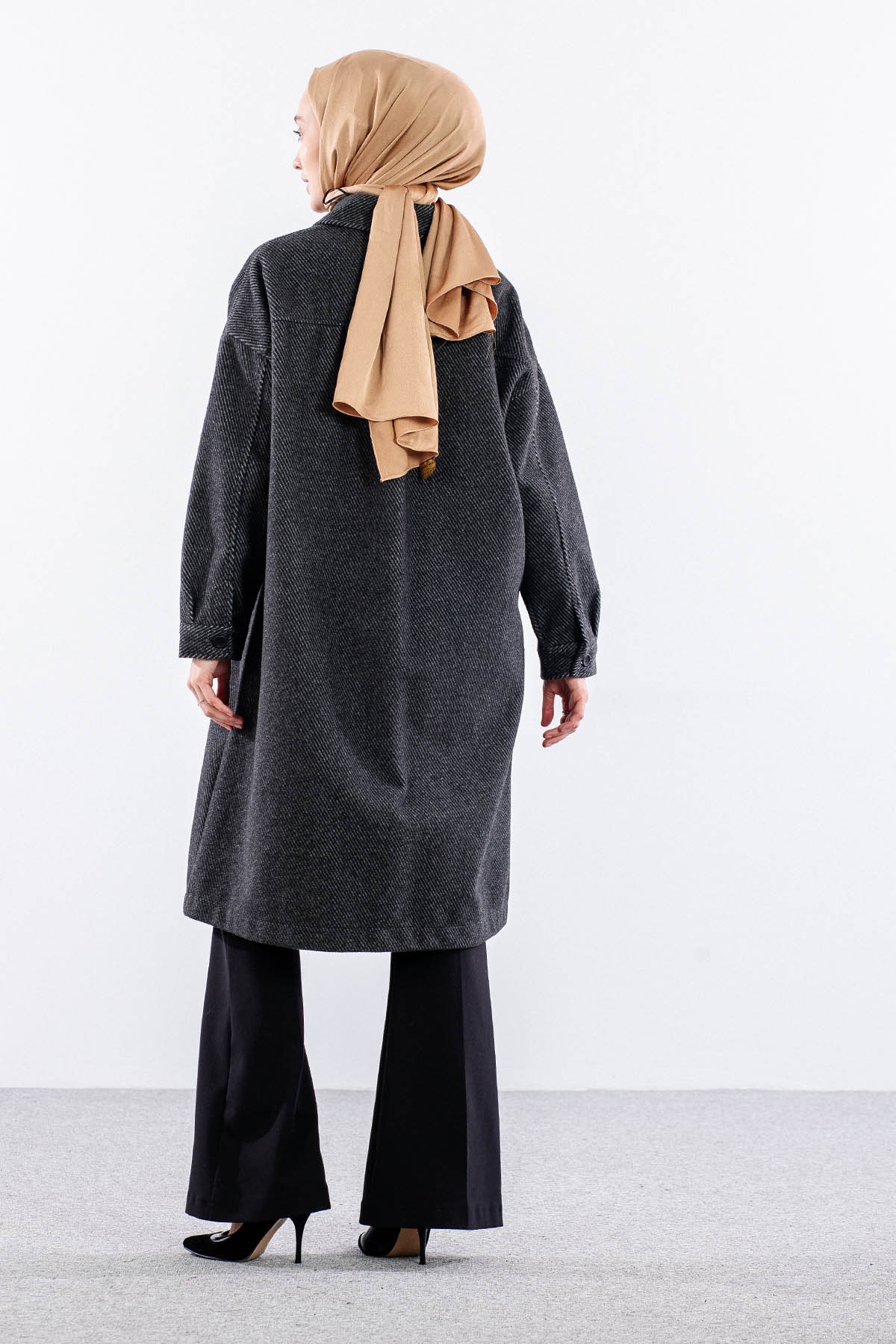 33380 Ince Kase Kap Tek - Siyah - 4