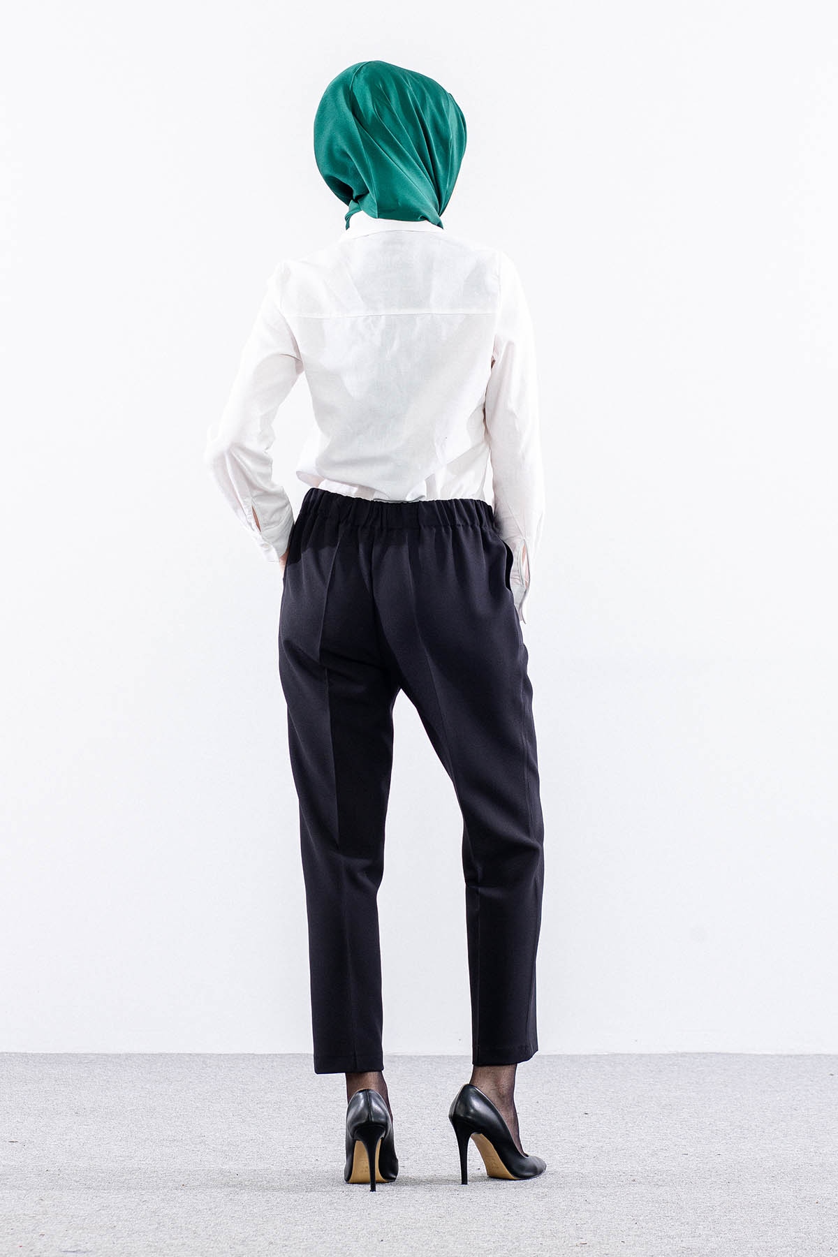 3339 Pantolon 44-54 - Siyah - 4