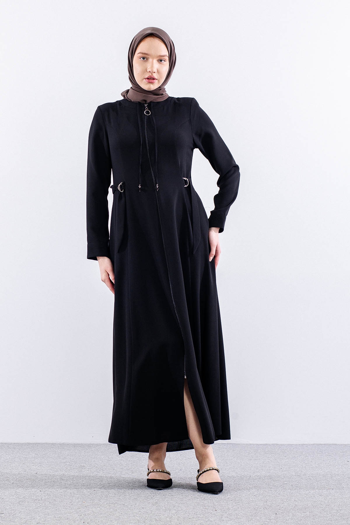 3348 Pantolon 38-48 - Siyah - 1