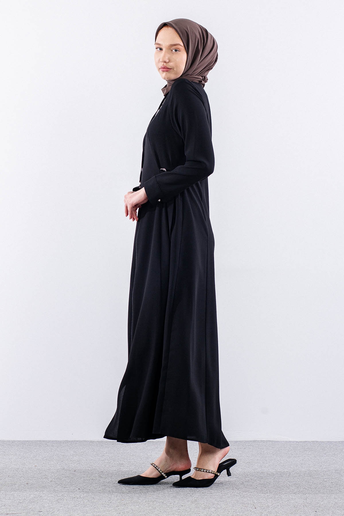 3348 Pantolon 38-48 - Siyah - 4