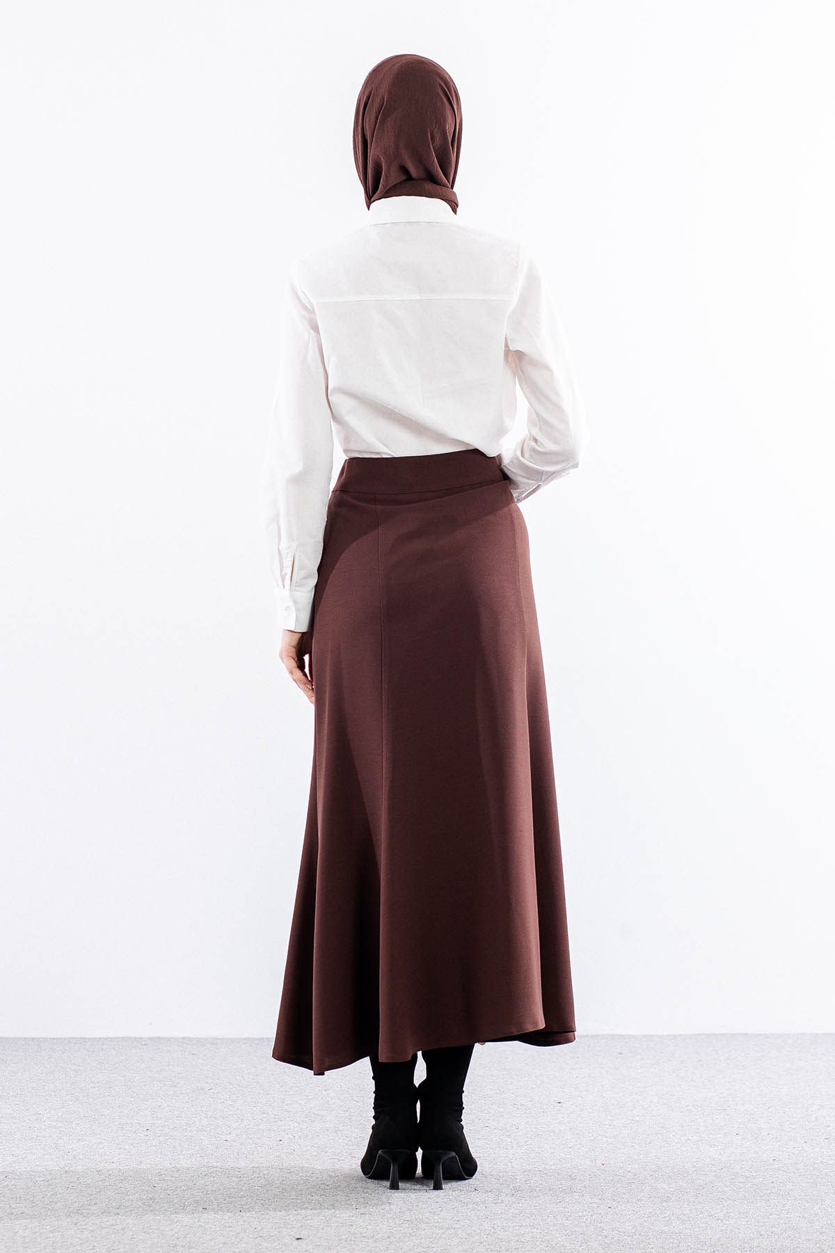 3350 Etek 42-52 Balik Model - Kahve - 4