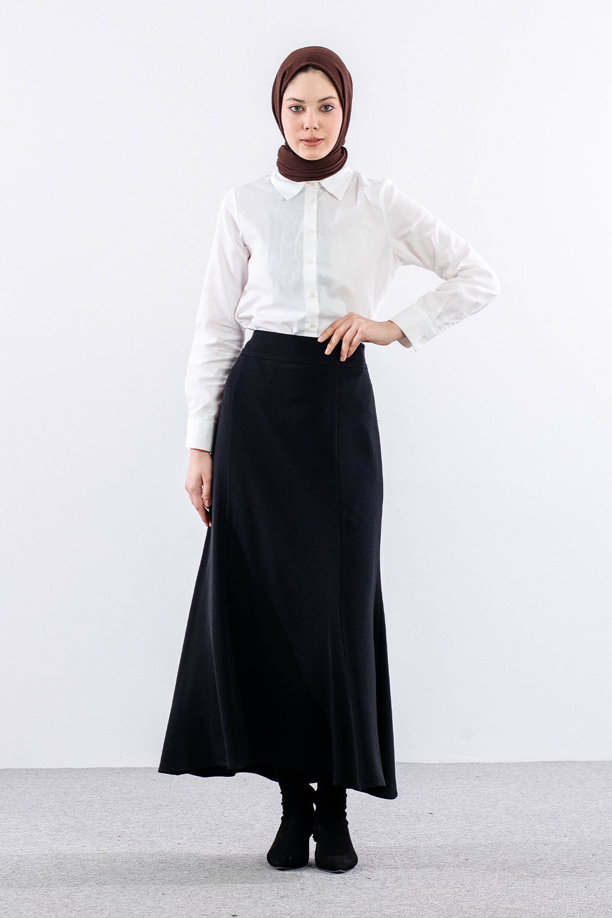 3350 Etek 42-52 Balik Model - Siyah - 2