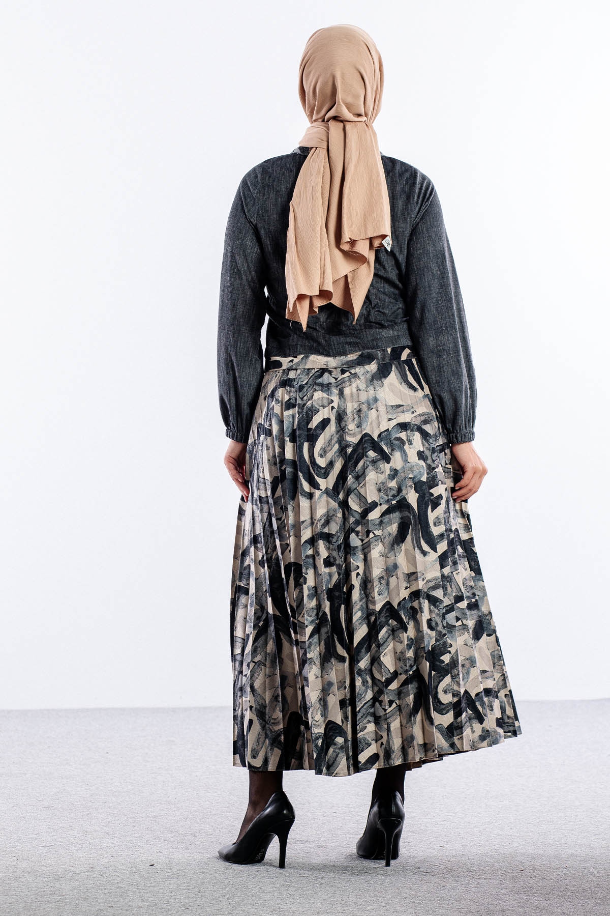 3668 E.takim 38-46 Desenli - Siyah - 5