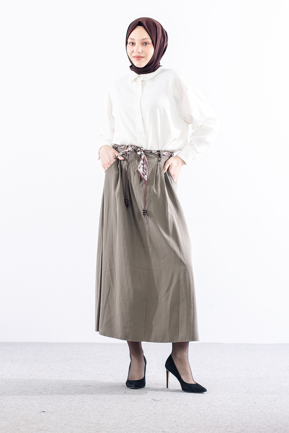 3704 Etek 38-46 - Haki - 1