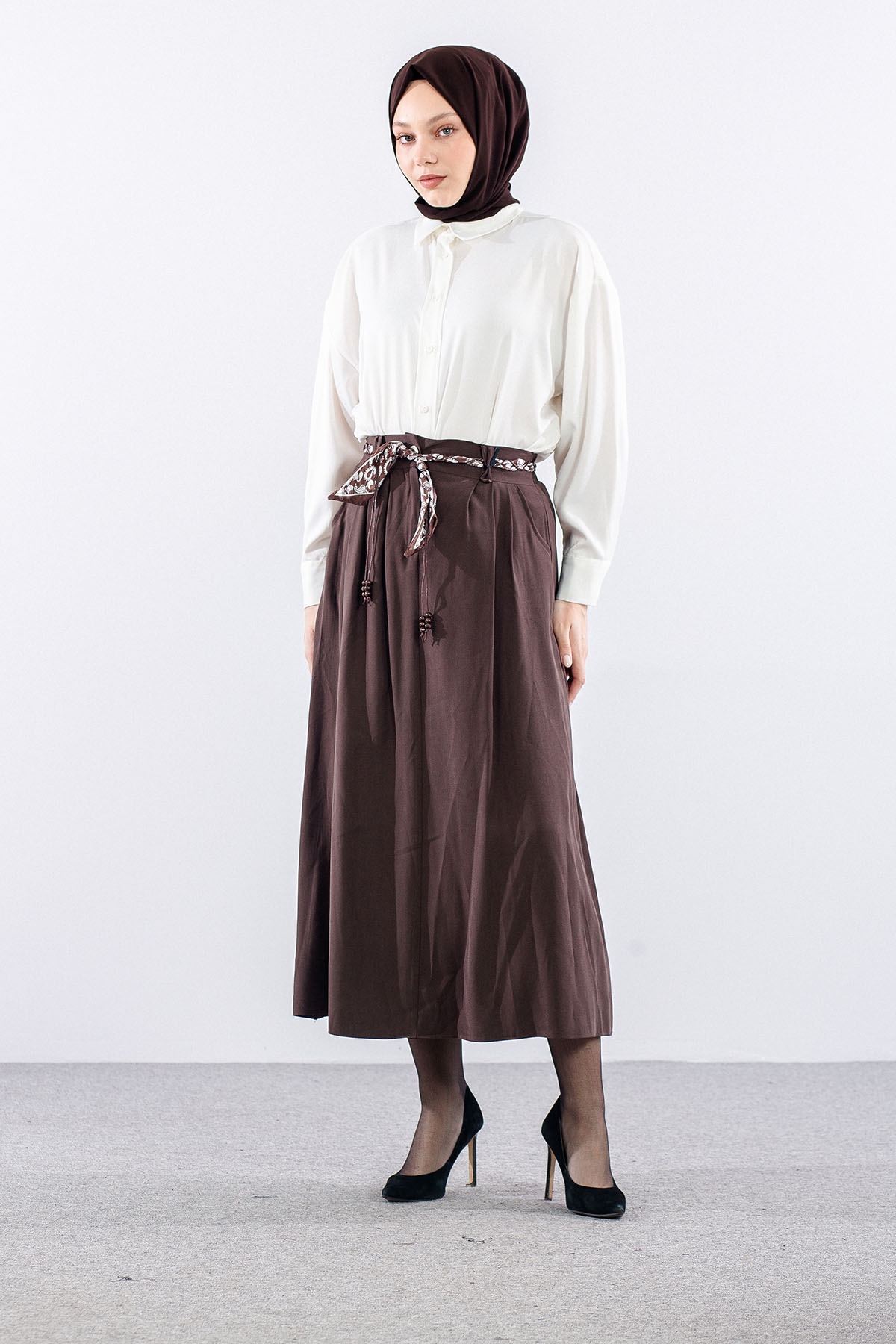 3704 Etek 38-46 - Kahve - 2