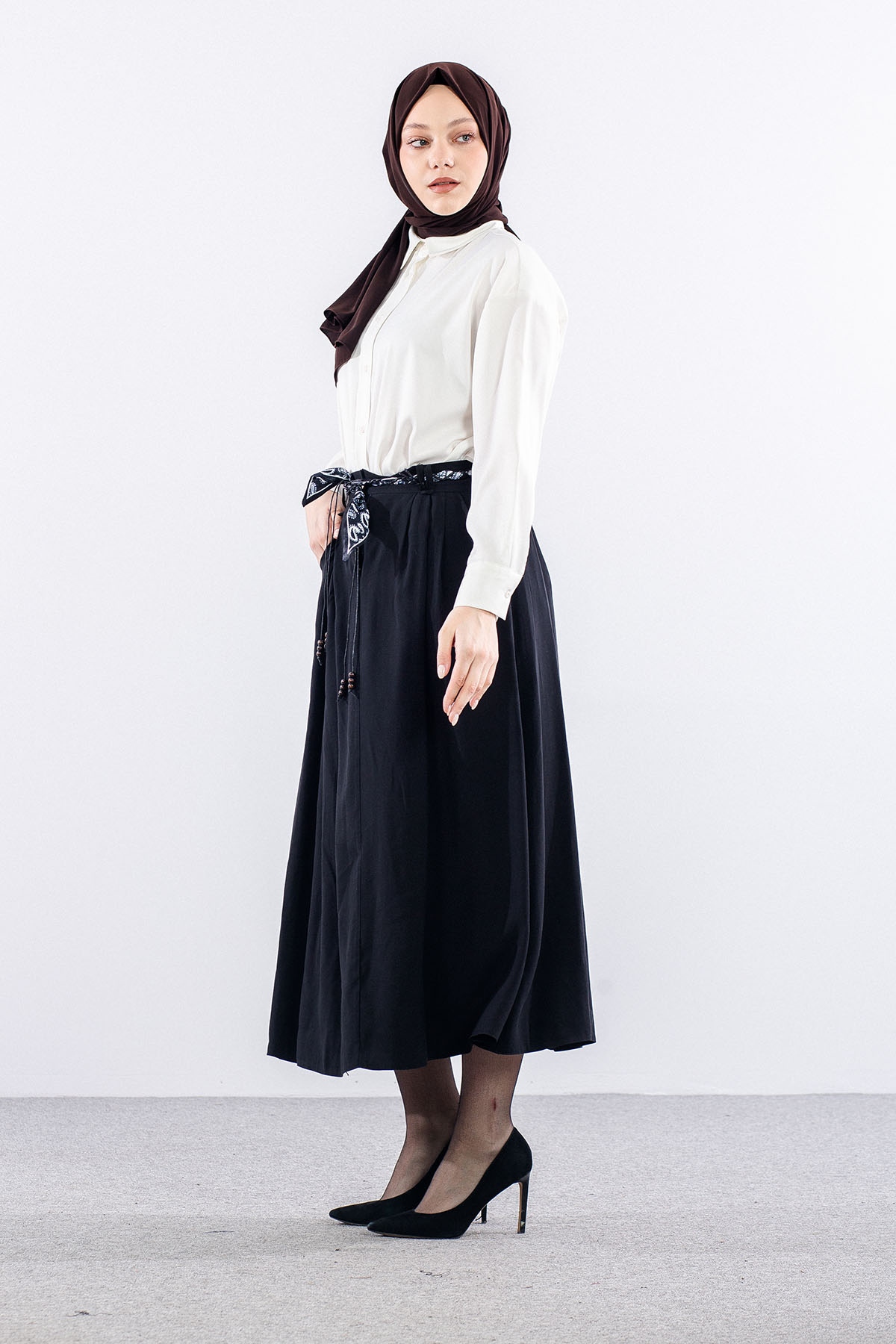 3704 Etek 38-46 - Siyah - 2