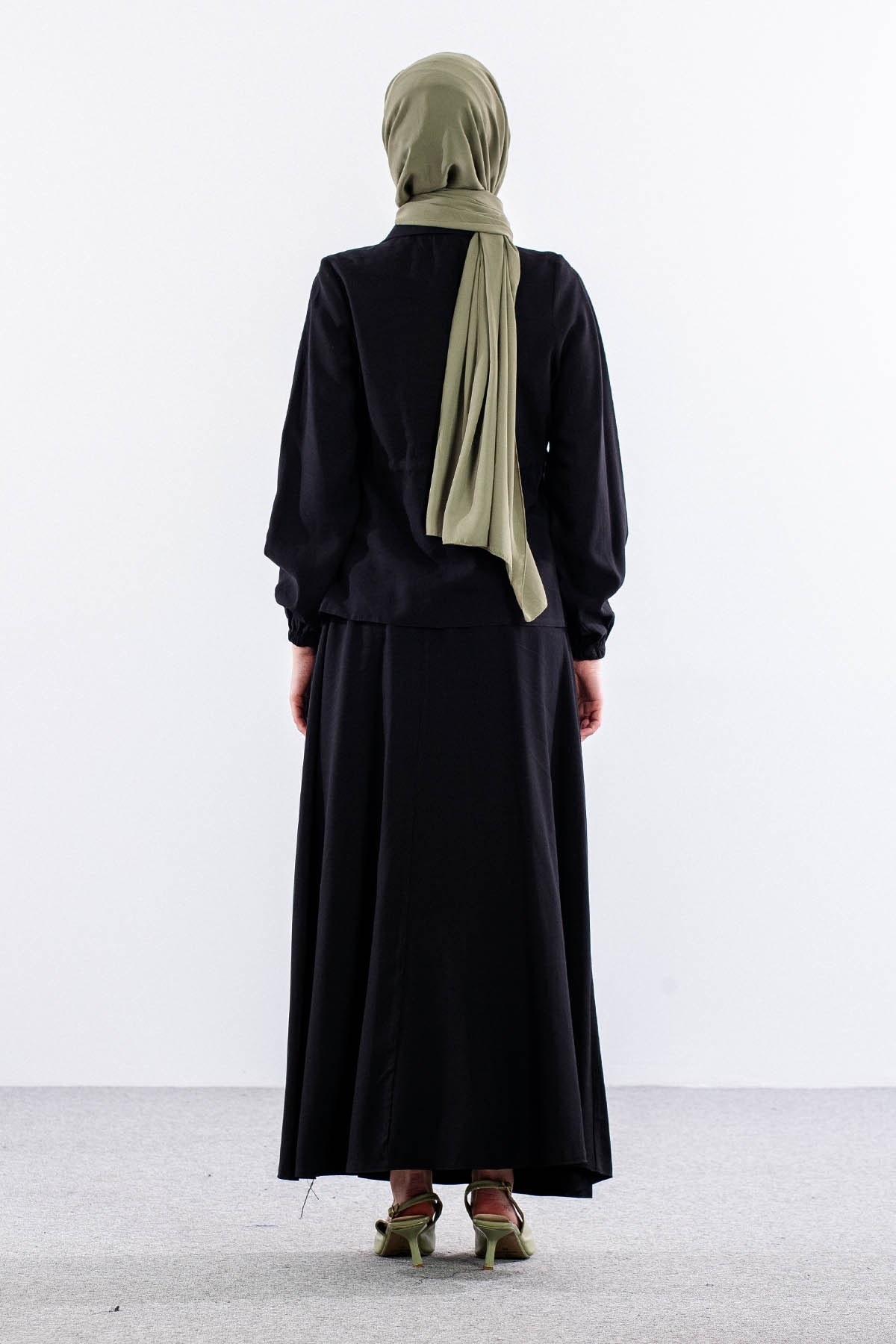 3716 Takim 38-46 Etekli̇ - Siyah - 4