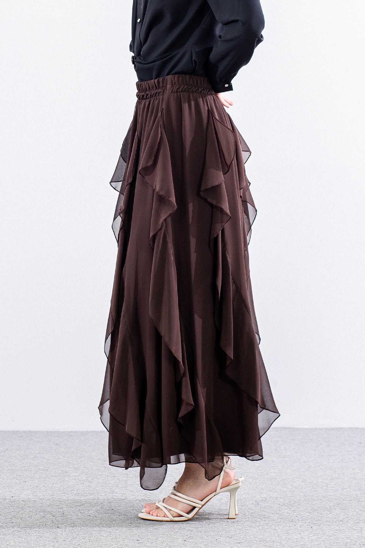 3772 Etek 38-46 Sifon Parcali - Kahve - 3