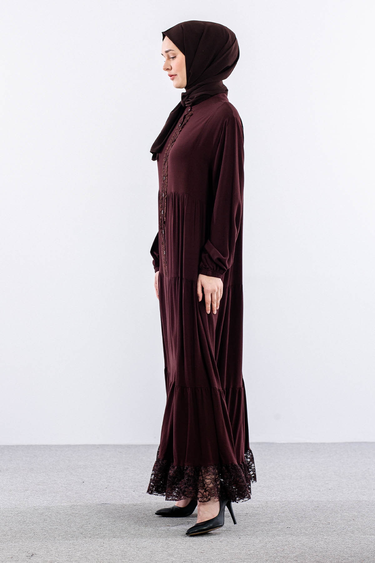 4423 Vi̇skon Elbi̇se 38-40-42 - Kahve - 3