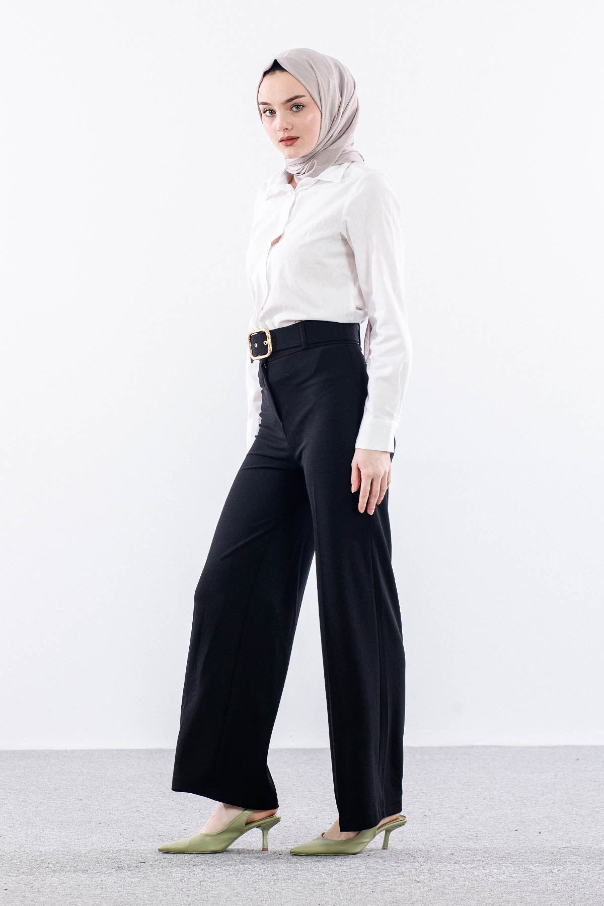 4959-00 Pantolon 36-44 - Siyah - 2