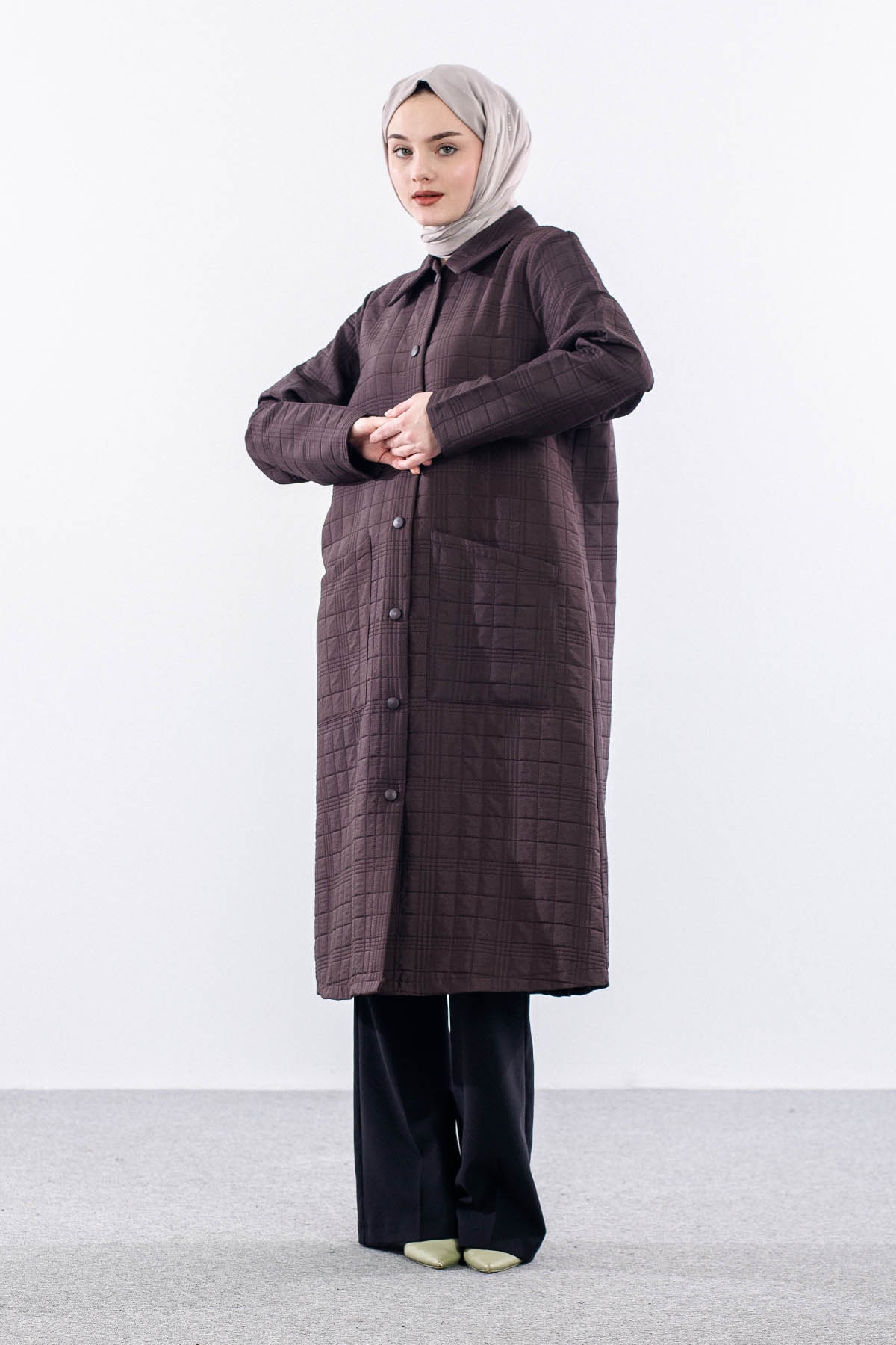 5014 Kapitone Kap 42-48 - Kahve - 3