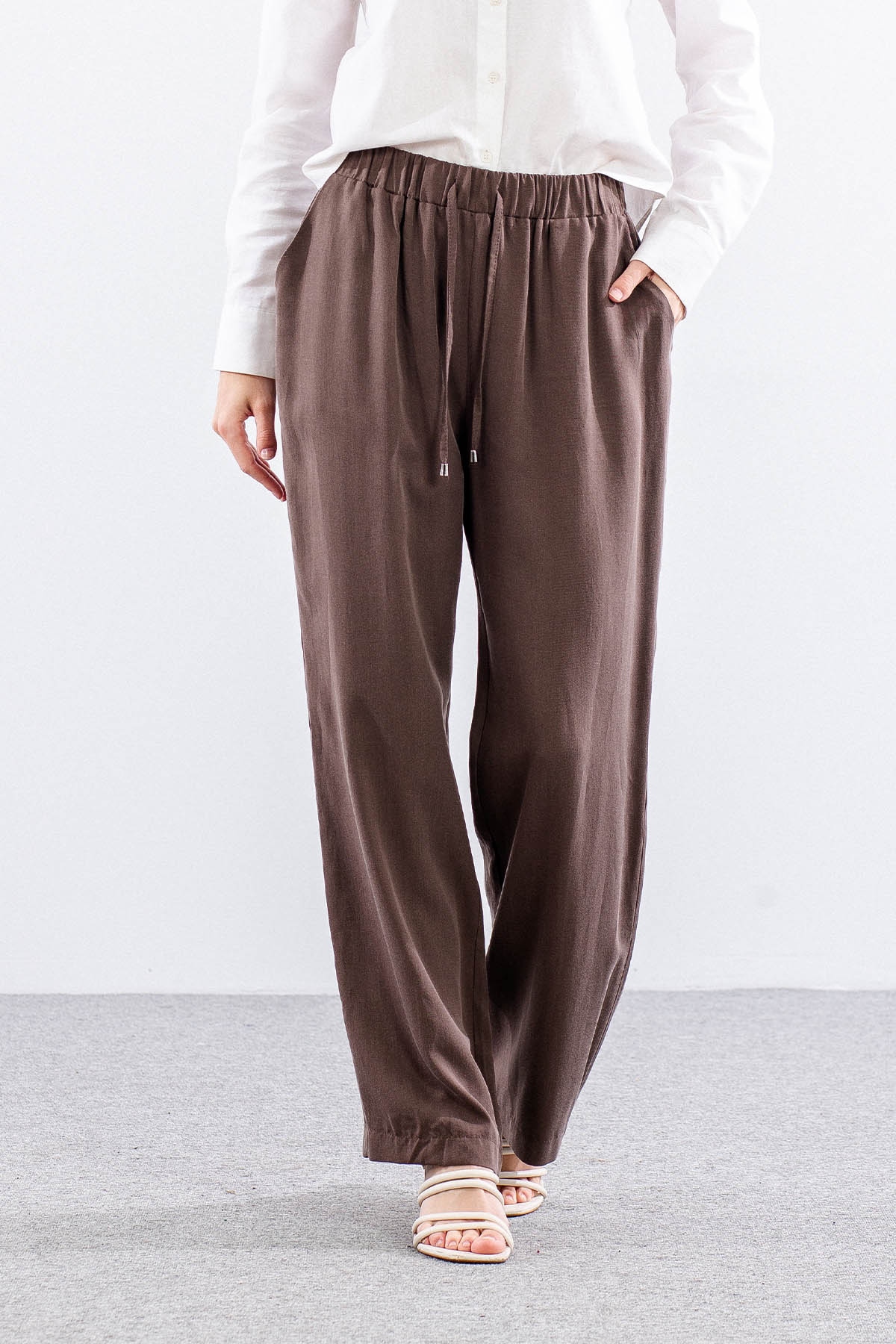 5025 Pantolon 40-50 - Kahve - 1