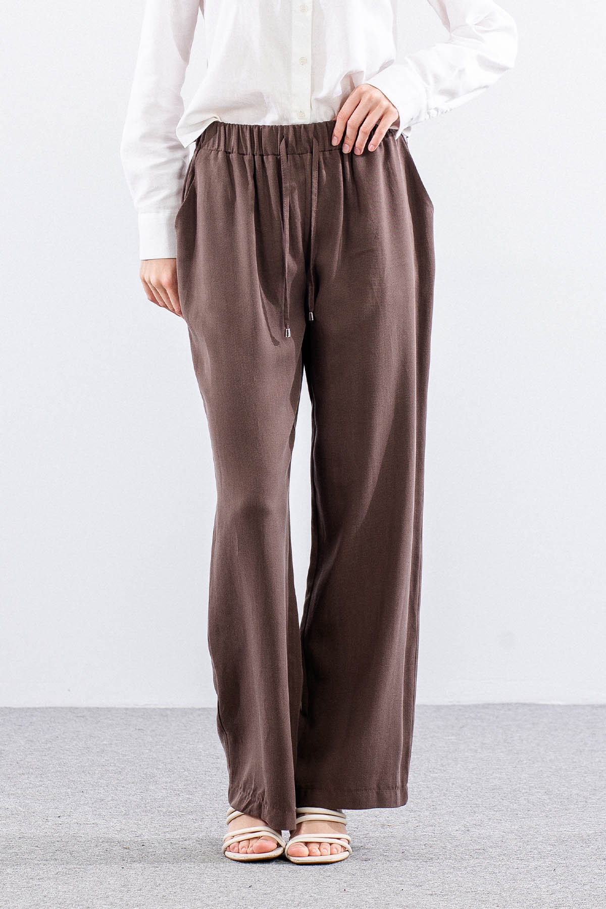 5025 Pantolon 40-50 - Kahve - 2