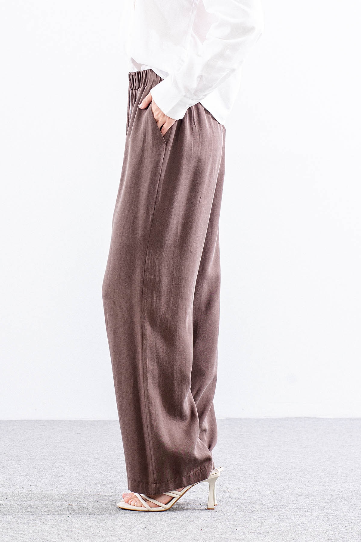 5025 Pantolon 40-50 - Kahve - 3