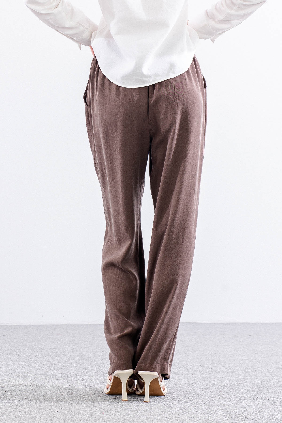 5025 Pantolon 40-50 - Kahve - 4