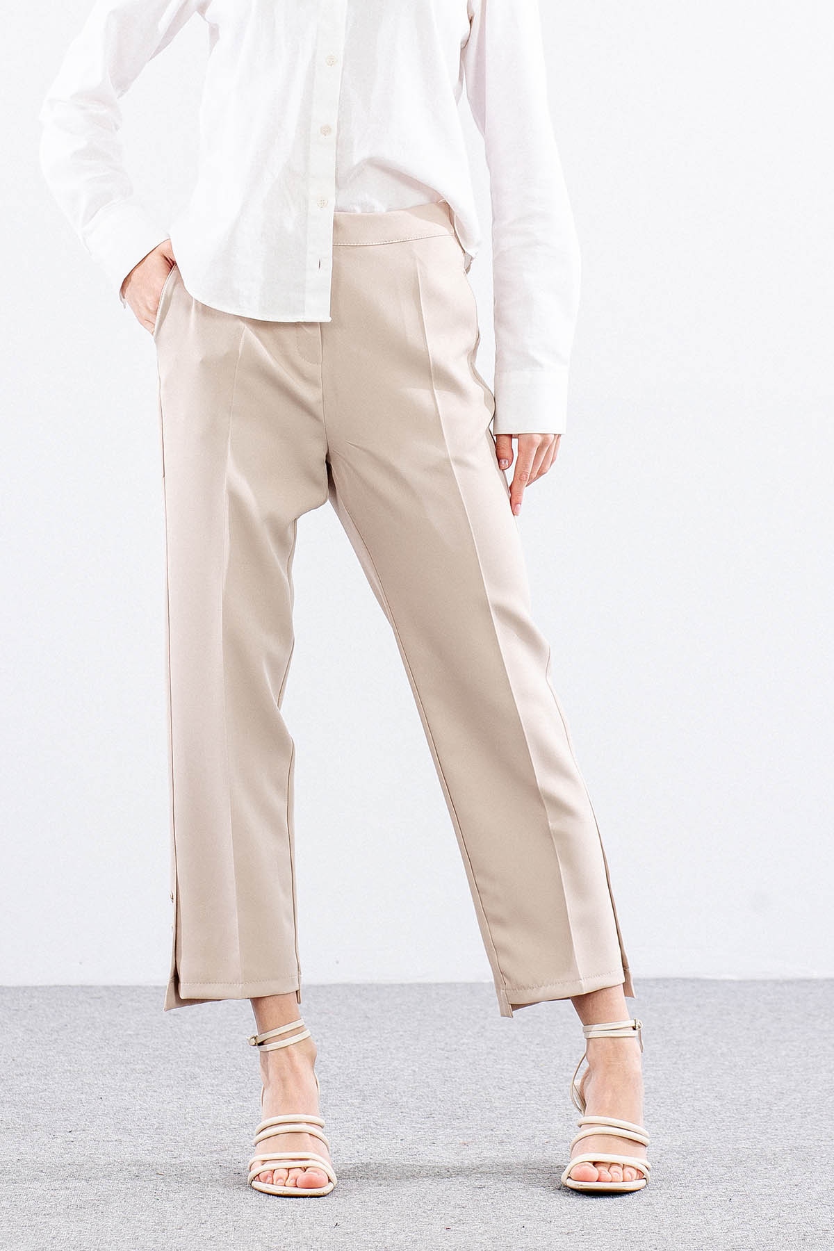 5029 Pantolon 38-48 - Bej - 1