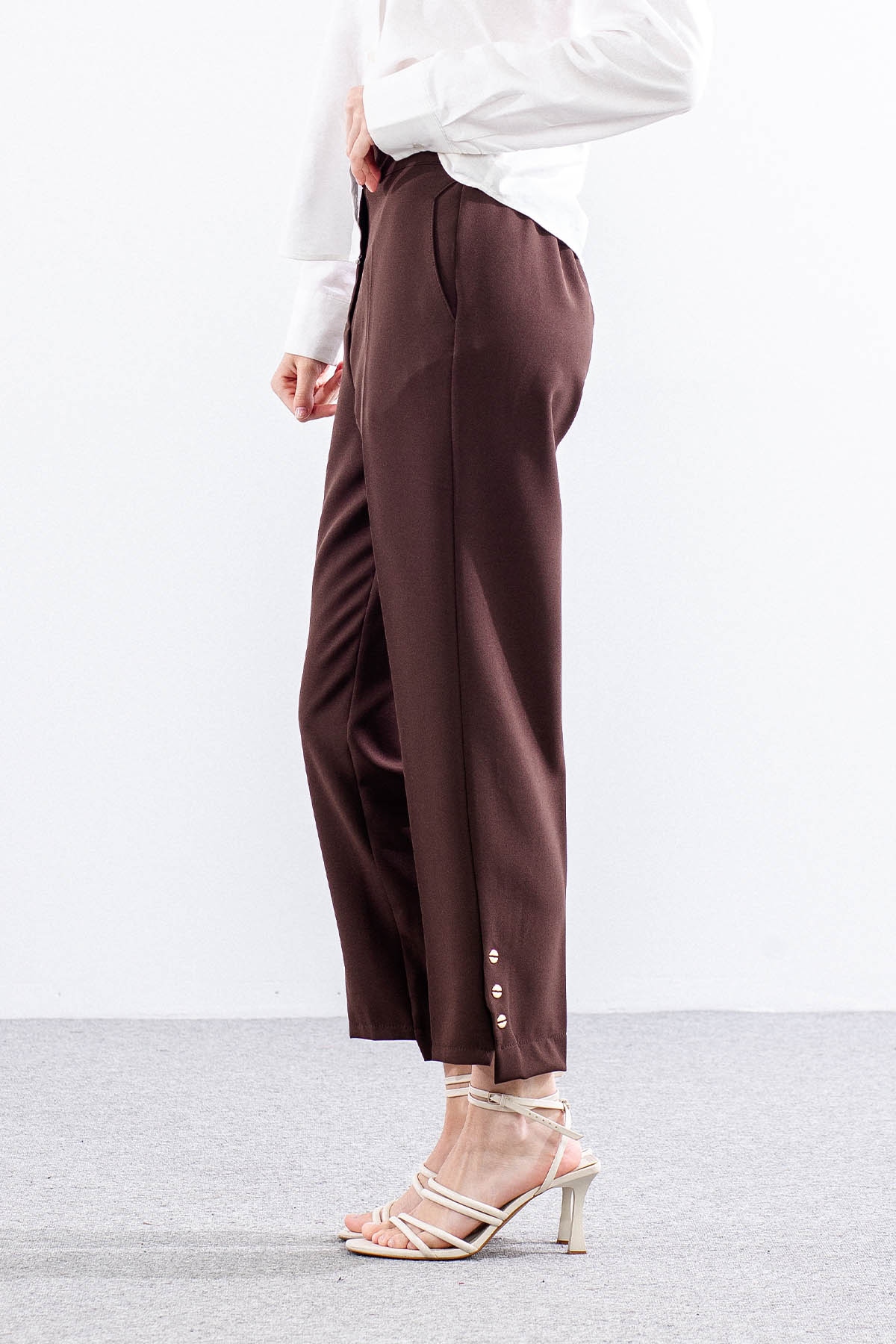 5029 Pantolon 38-48 - Kahve - 2