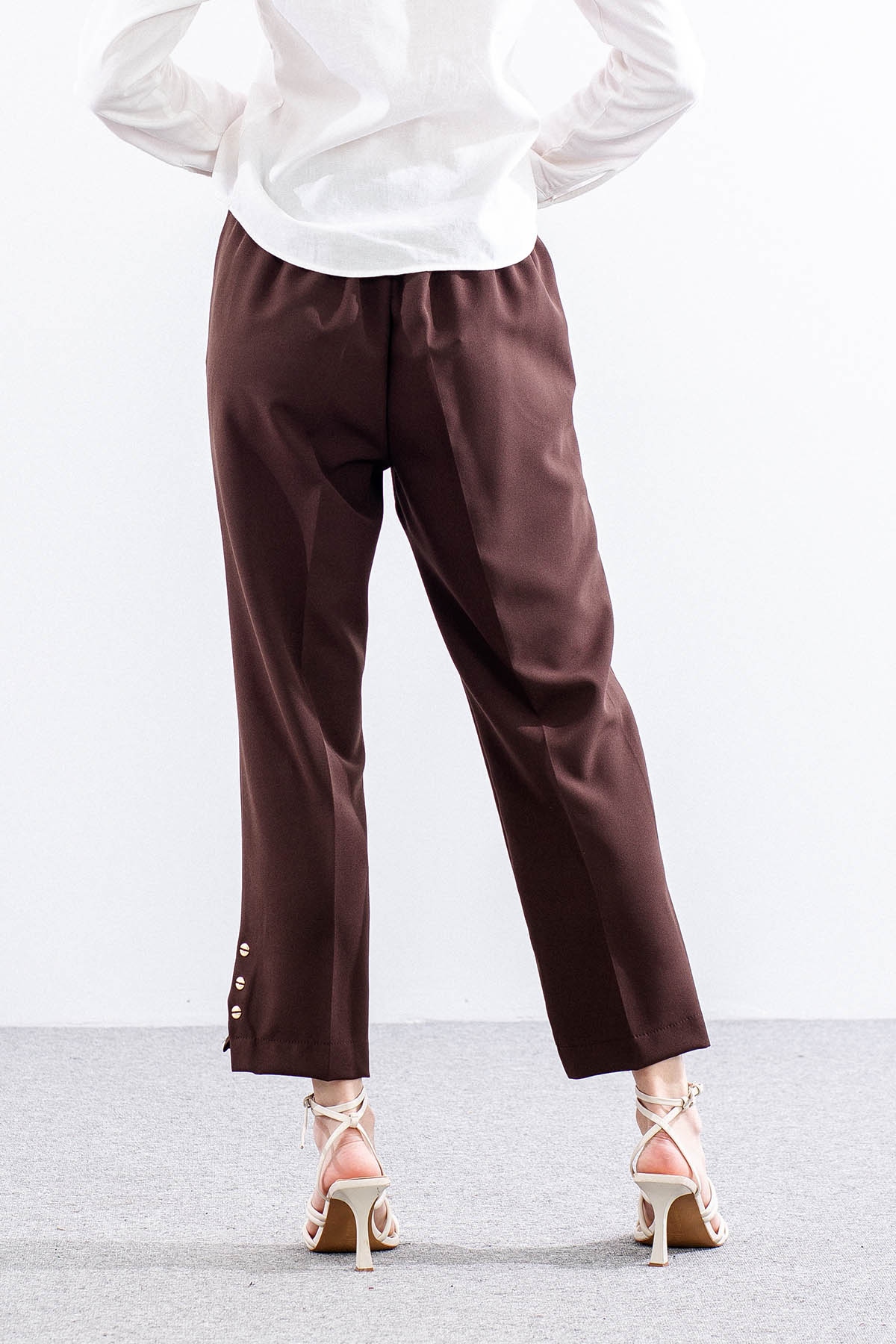 5029 Pantolon 38-48 - Kahve - 3