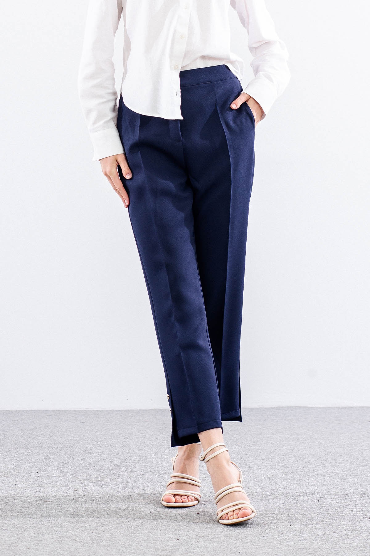 5029 Pantolon 38-48 - Lacivert - 1