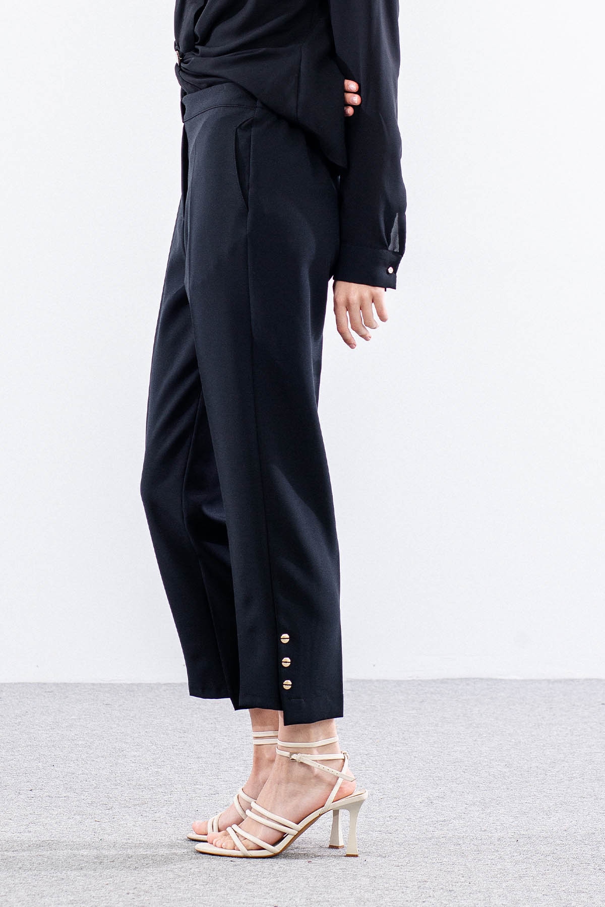 5029 Pantolon 38-48 - Siyah - 3