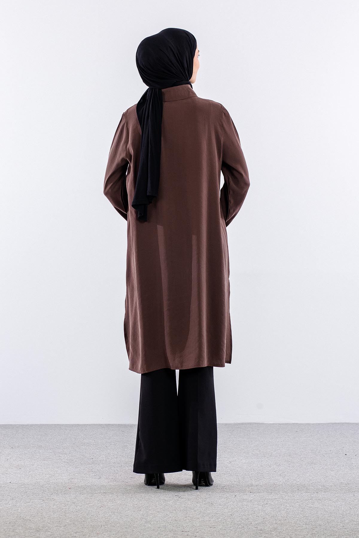 5042 Tunik 44-52 - Kahve - 5