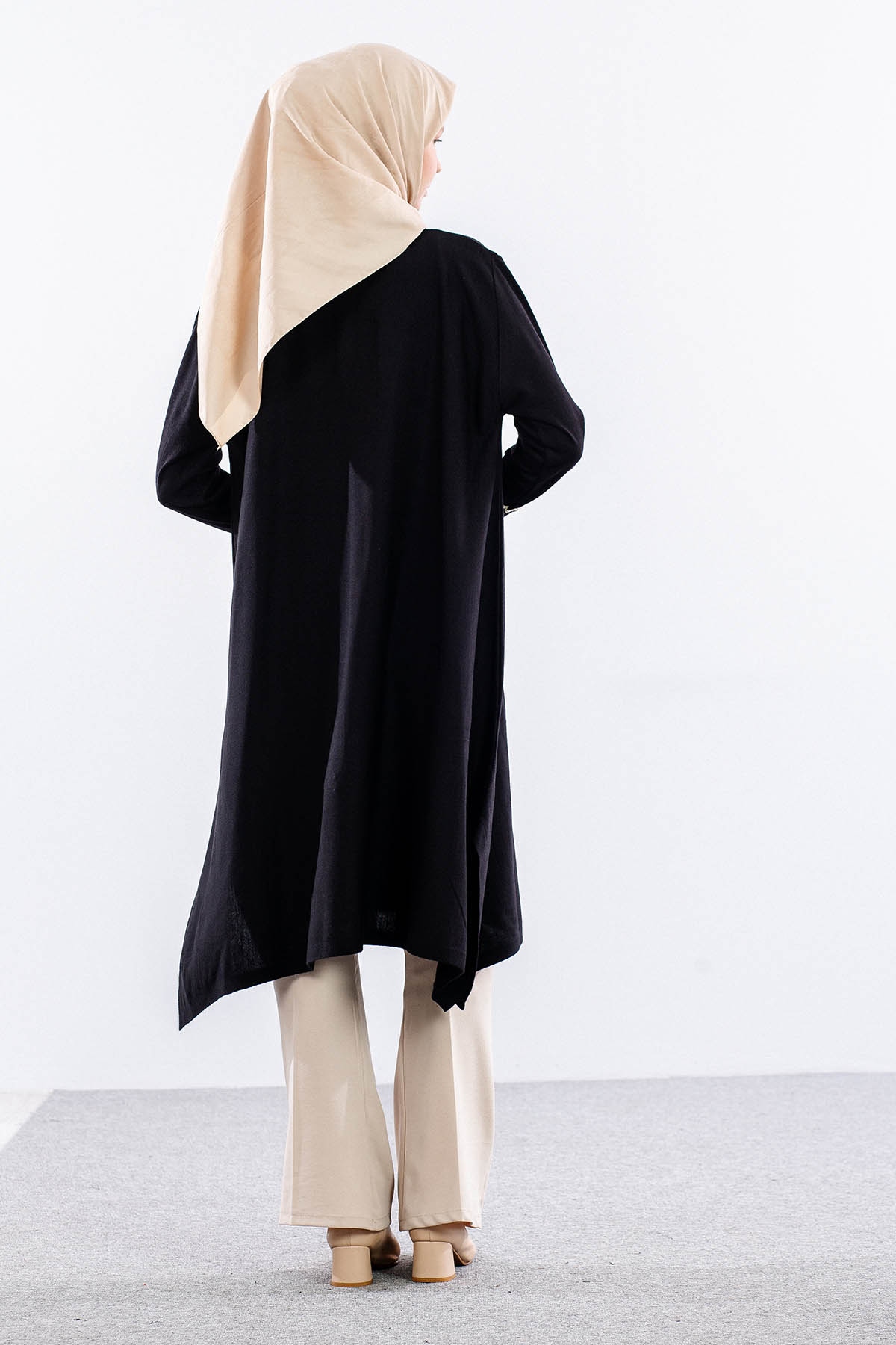 5865 Triko Panço Tek - Siyah - 5