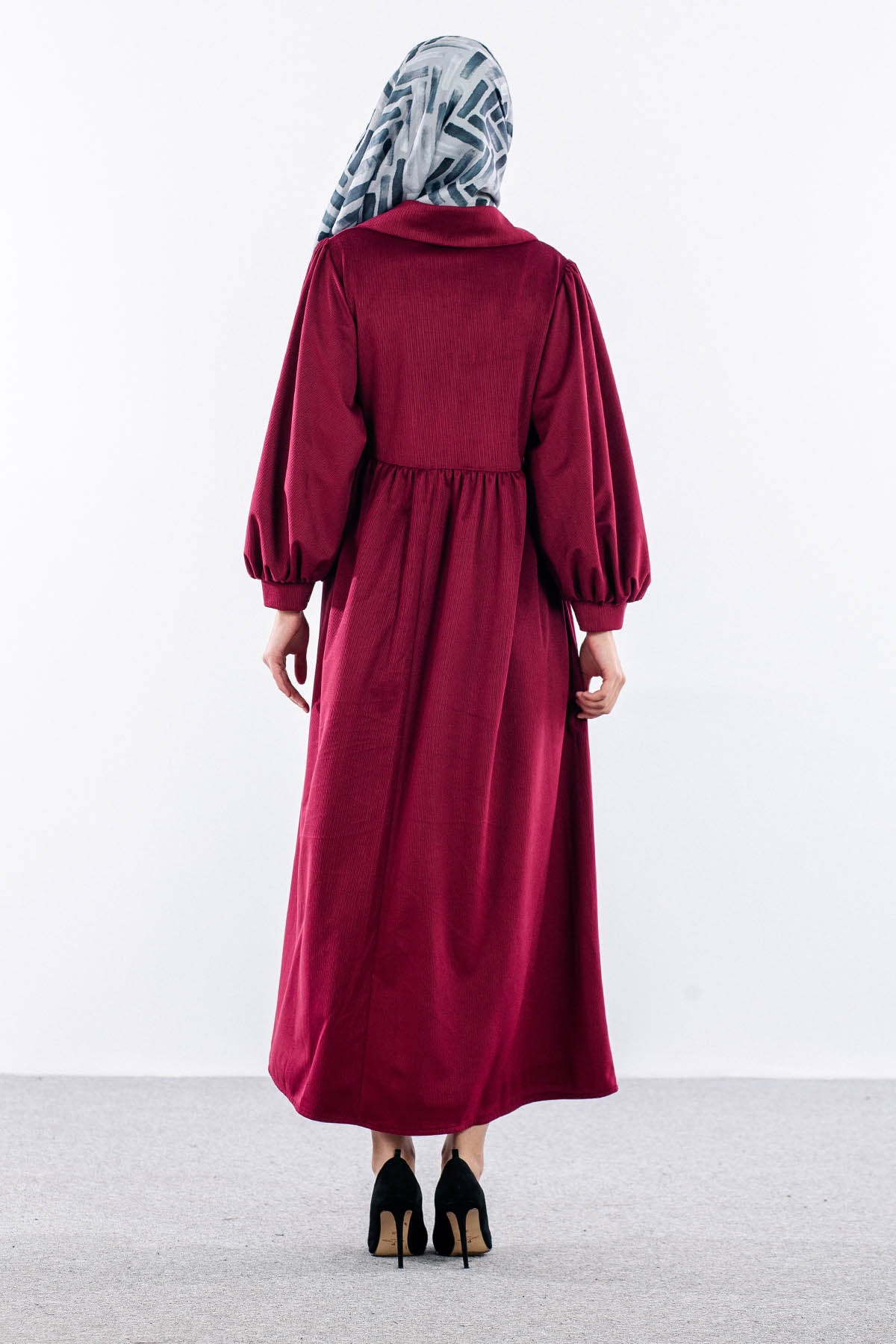 5944 Elbi̇se 38-44 Bagcikli - Bordo - 4