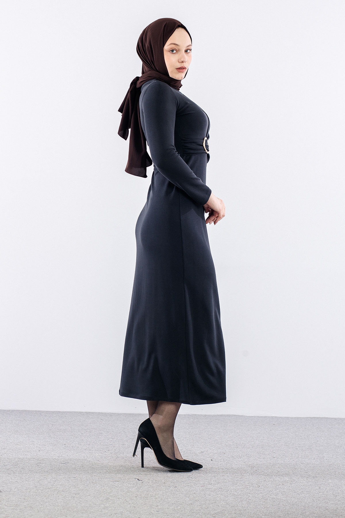 5972 Elbi̇se 38-44 Toka Detay - Siyah - 3