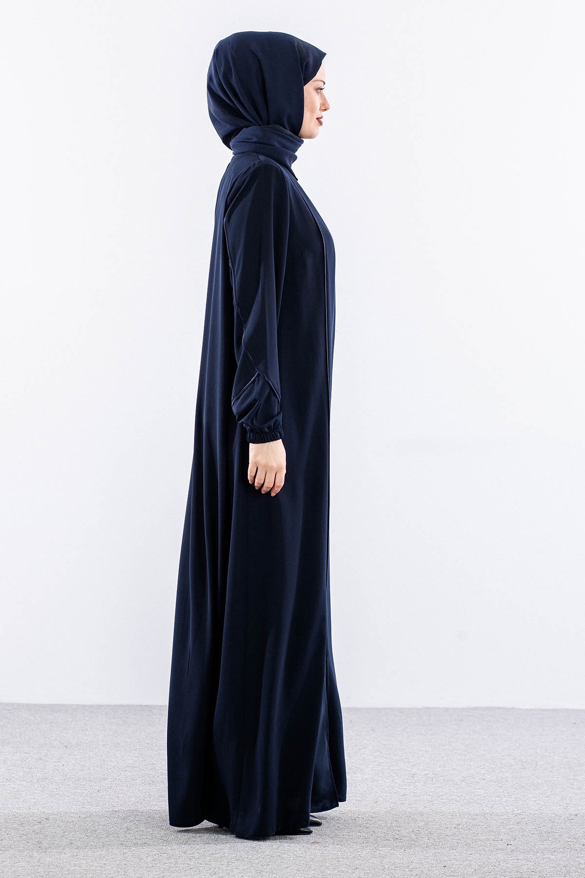 6011 Ferace 44-54 Biye Detay - Lacivert - 3