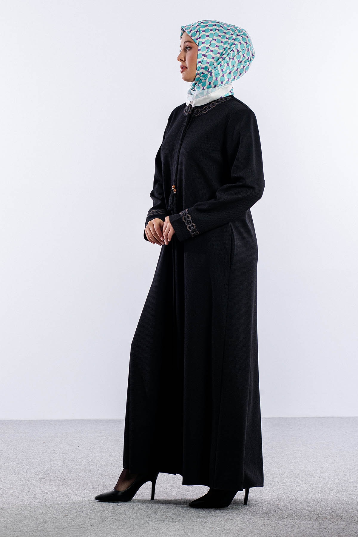 623 Ferace Bilge 46-56 - Siyah - 4