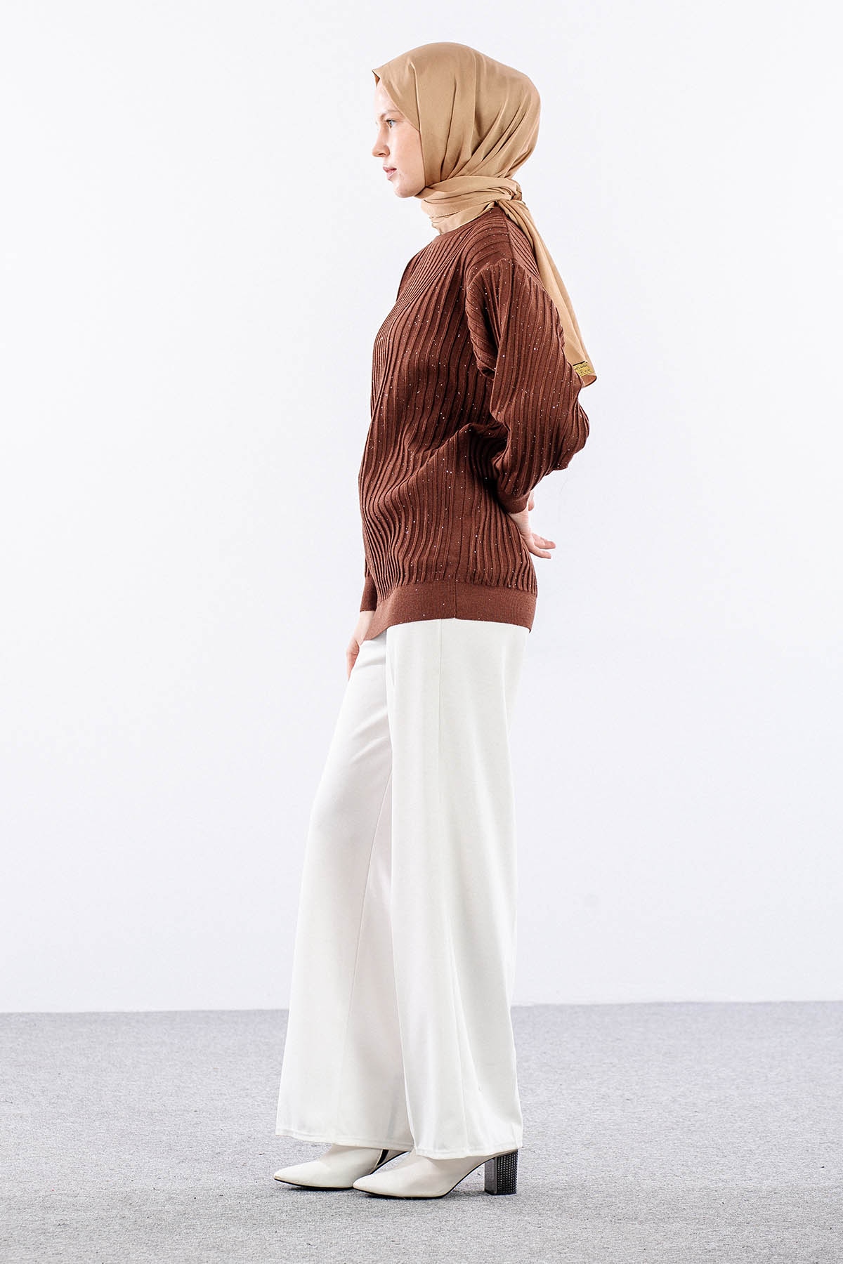 7085 Kazak Tek - Kahve - 4