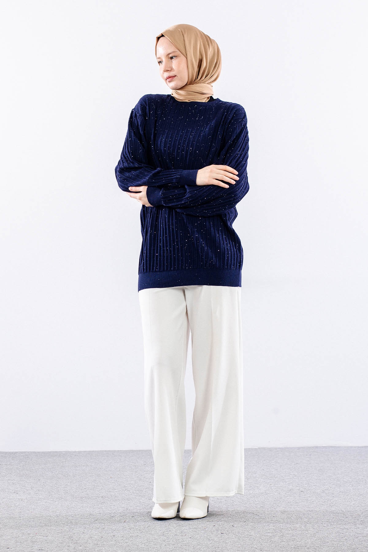 7085 Kazak Tek - Lacivert - 2