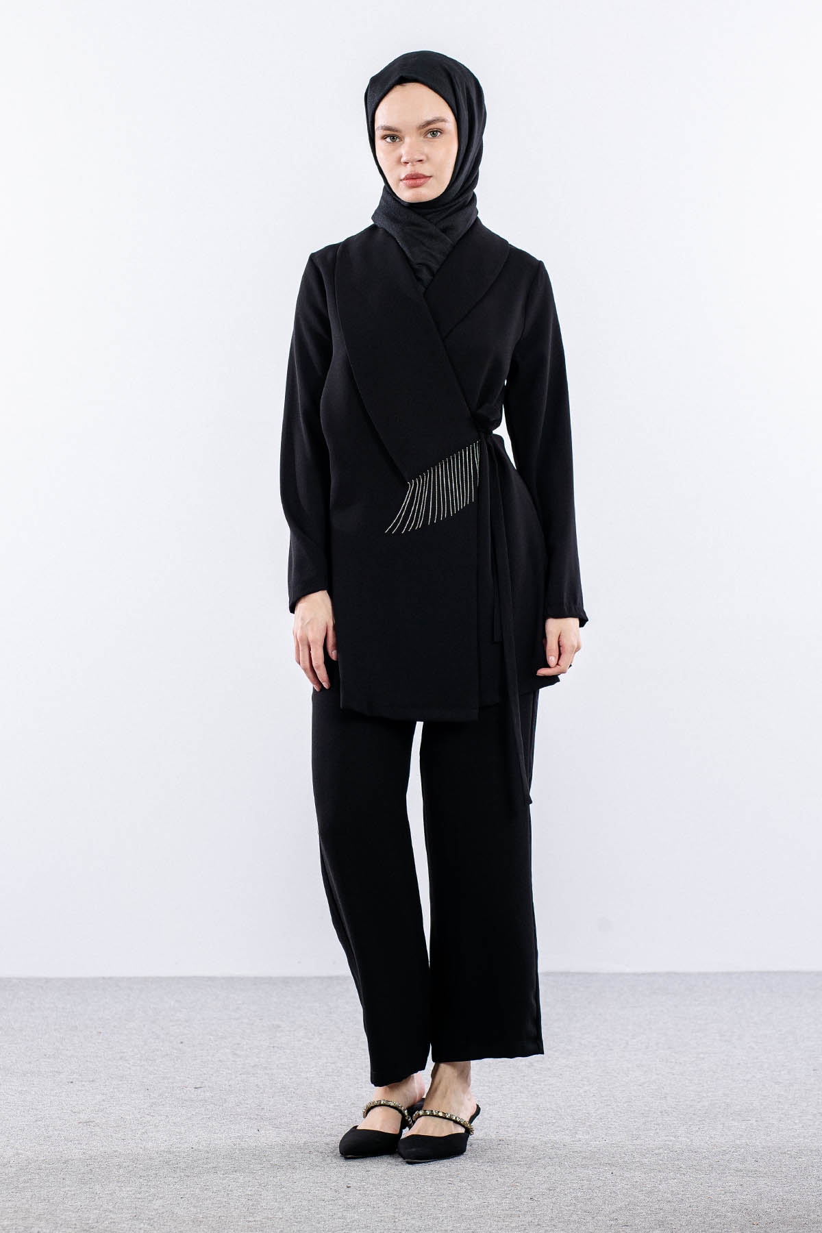 7520 Takim 40-48 Zincir Detay - Siyah - 4