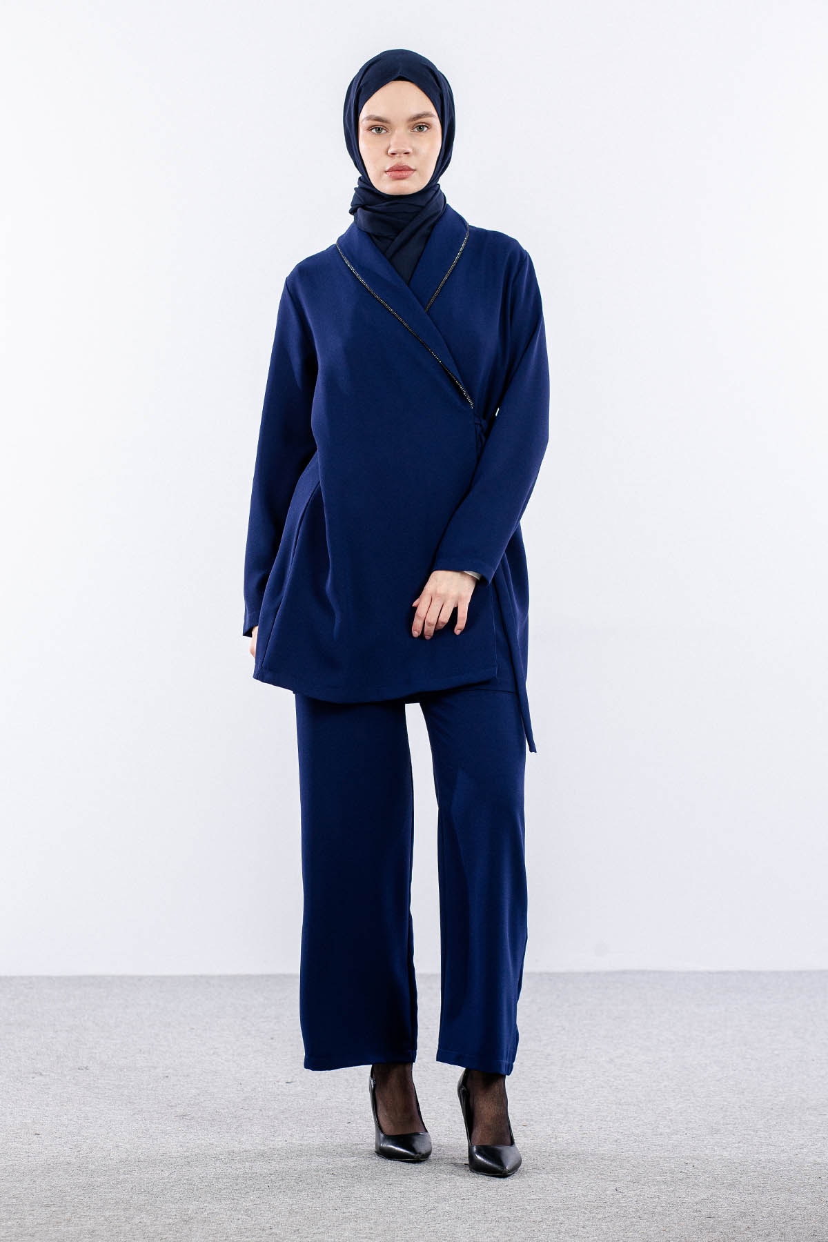 7558 Takim 40-48 Tas Detay - Sax - 2