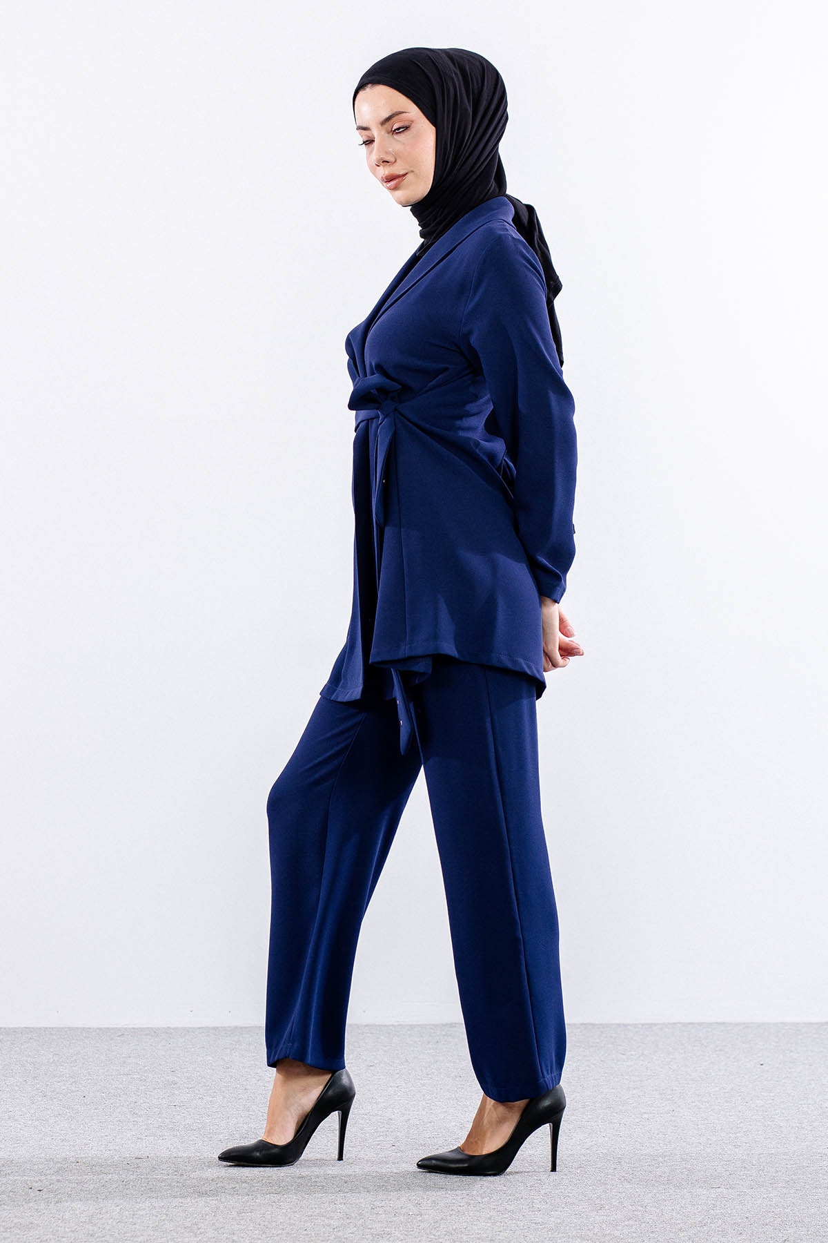 7656 Takim 40-48 Bagcikli Kuzgozu Detay - Sax - 5