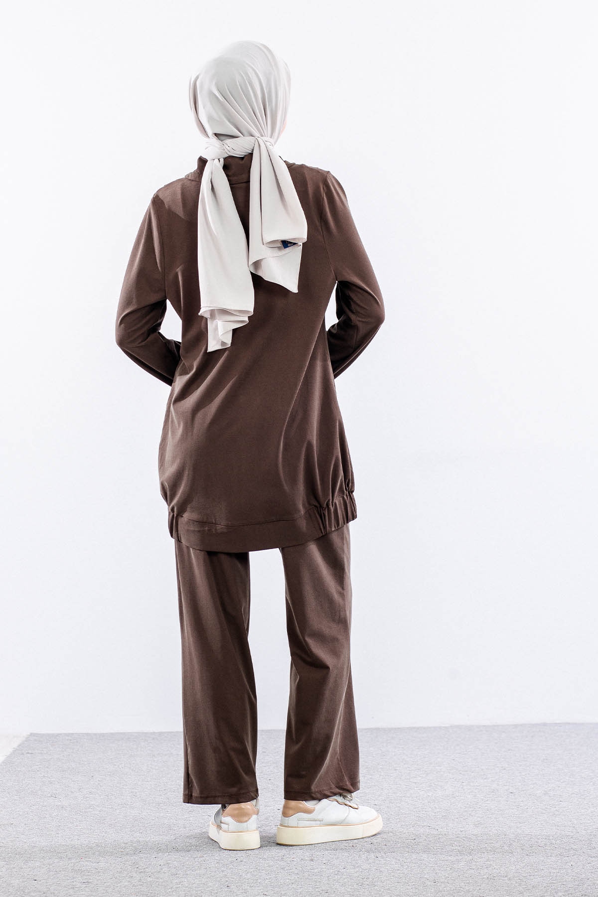 7713 Takim 38-46 Fermuar - Kahve - 5