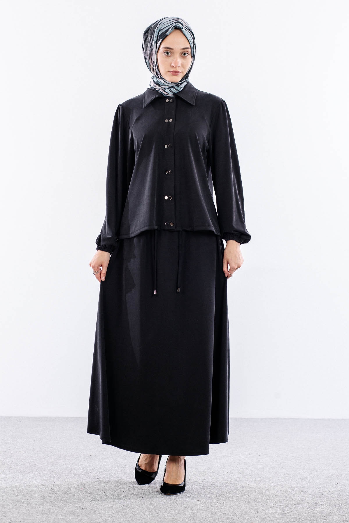 7714 E.takim 40-48 Zimba Detay - Siyah - 1