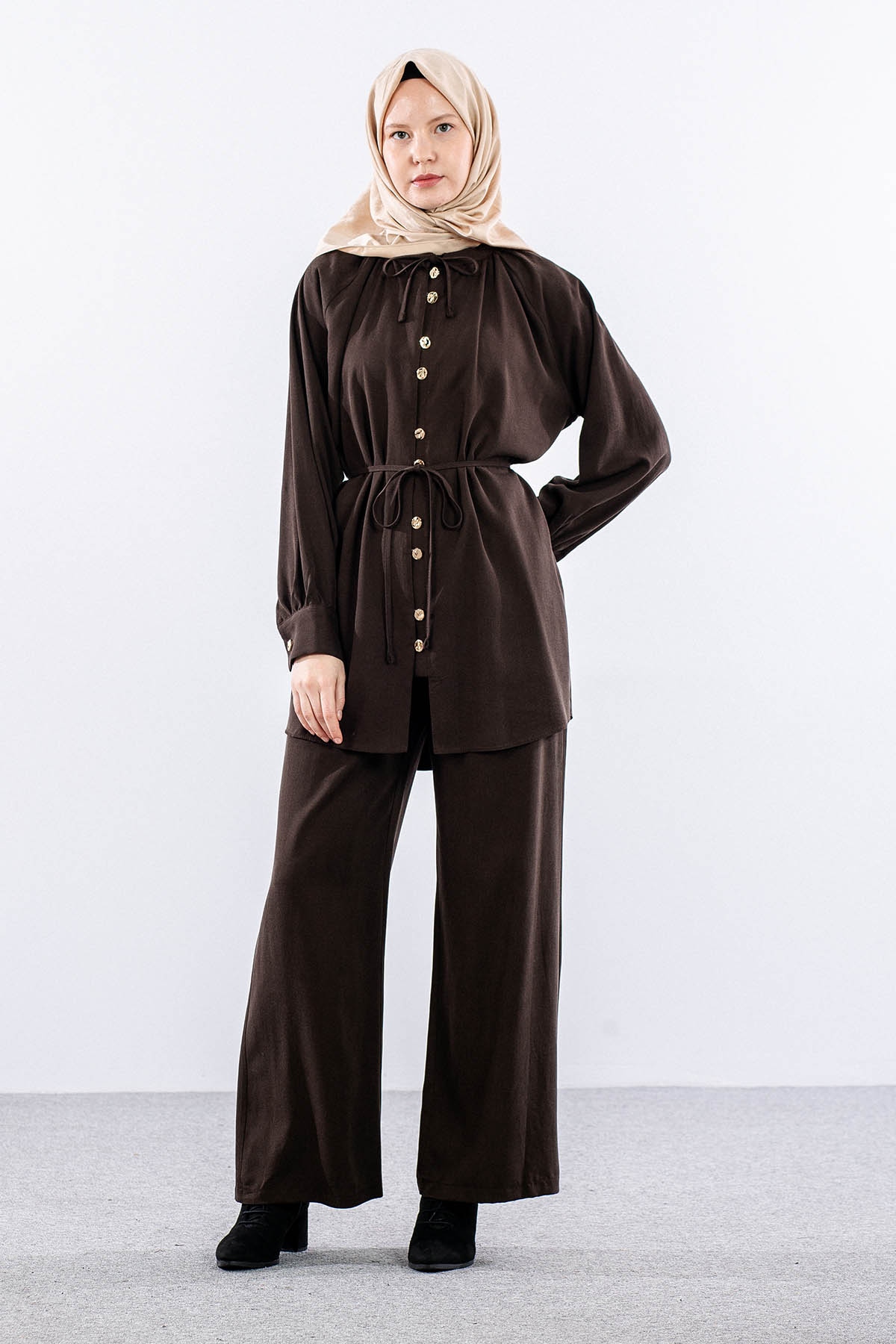 7720 Takim Pant 40-48 - Kahve - 3