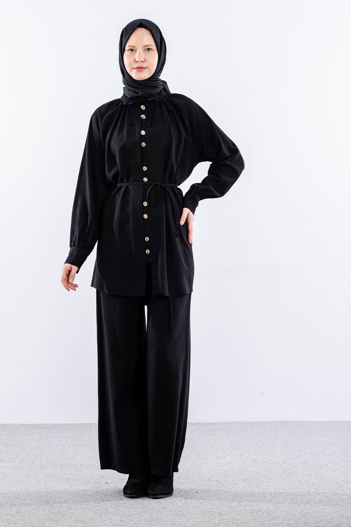 7720 Takim Pant 40-48 - Siyah - 1