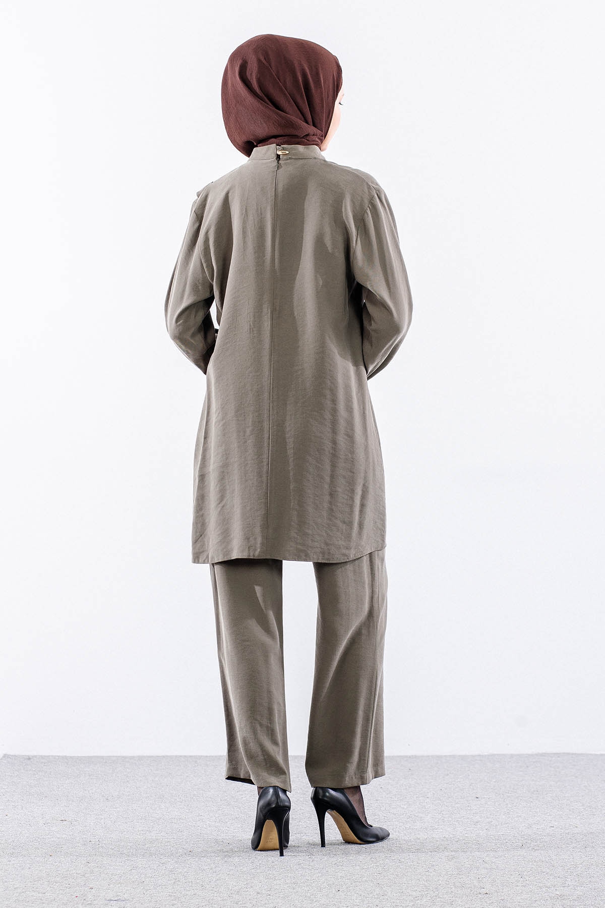 7722 Takim 40-48 Dugmeli - Haki - 5